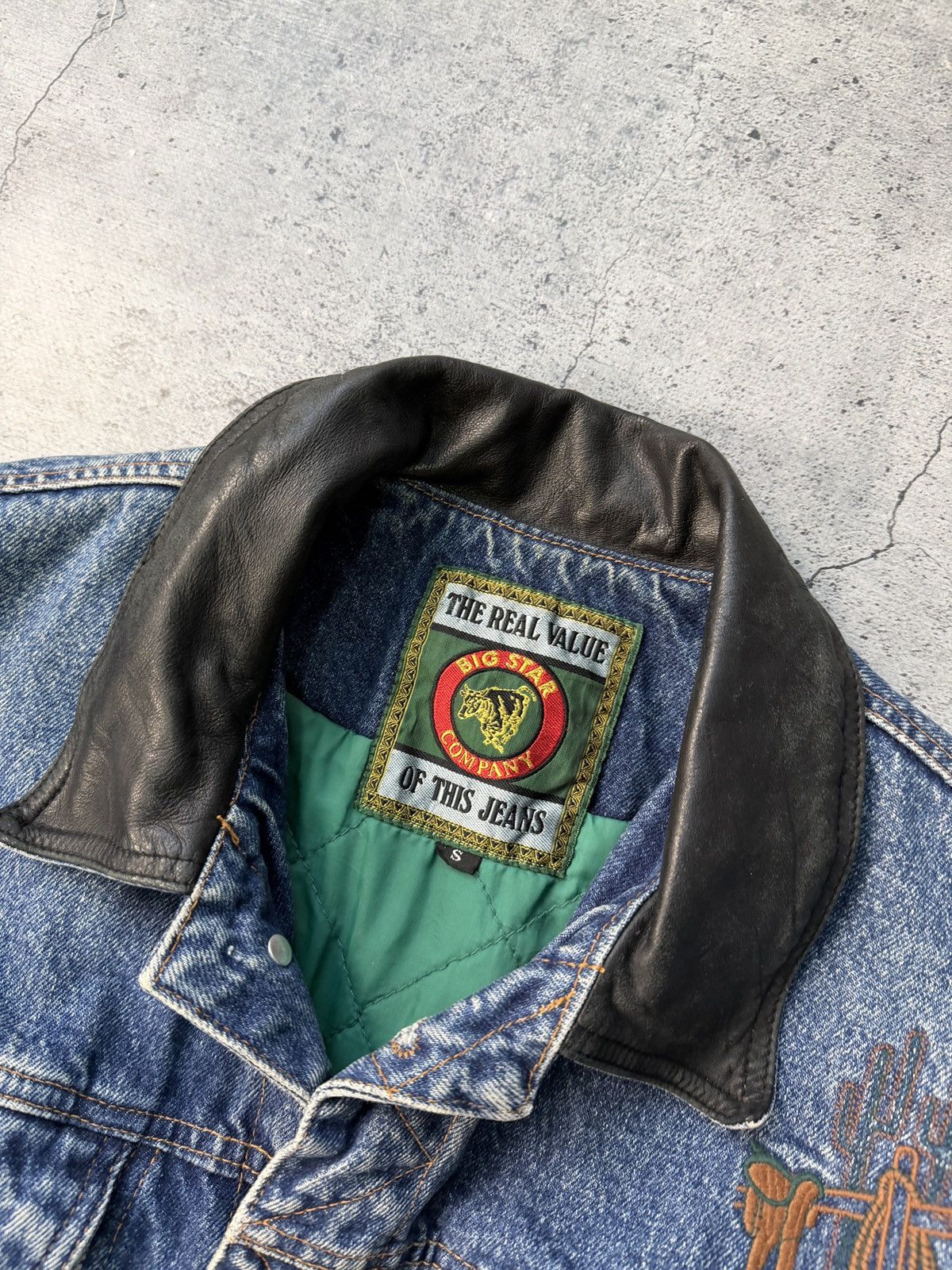 Denim & Co. Vintage 70s Denim Bomber Jacket Size US S / EU 44-46 / 1 - 11 Thumbnail