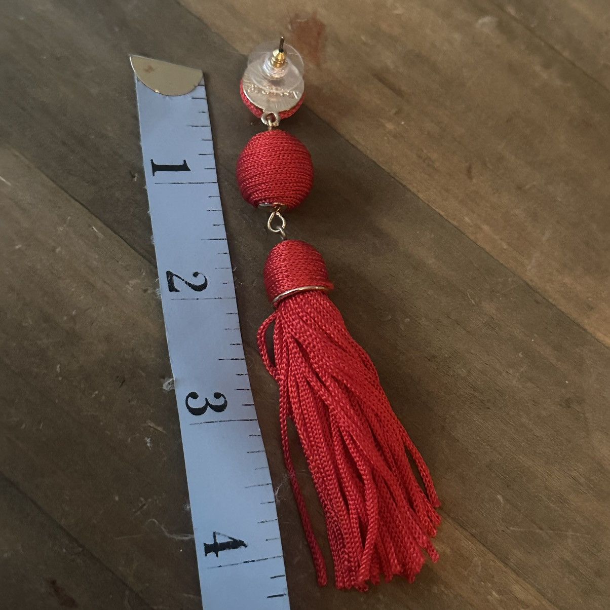 Other Sugar fix by BaubleBar red tassel earrings Size ONE SIZE - 2 Thumbnail