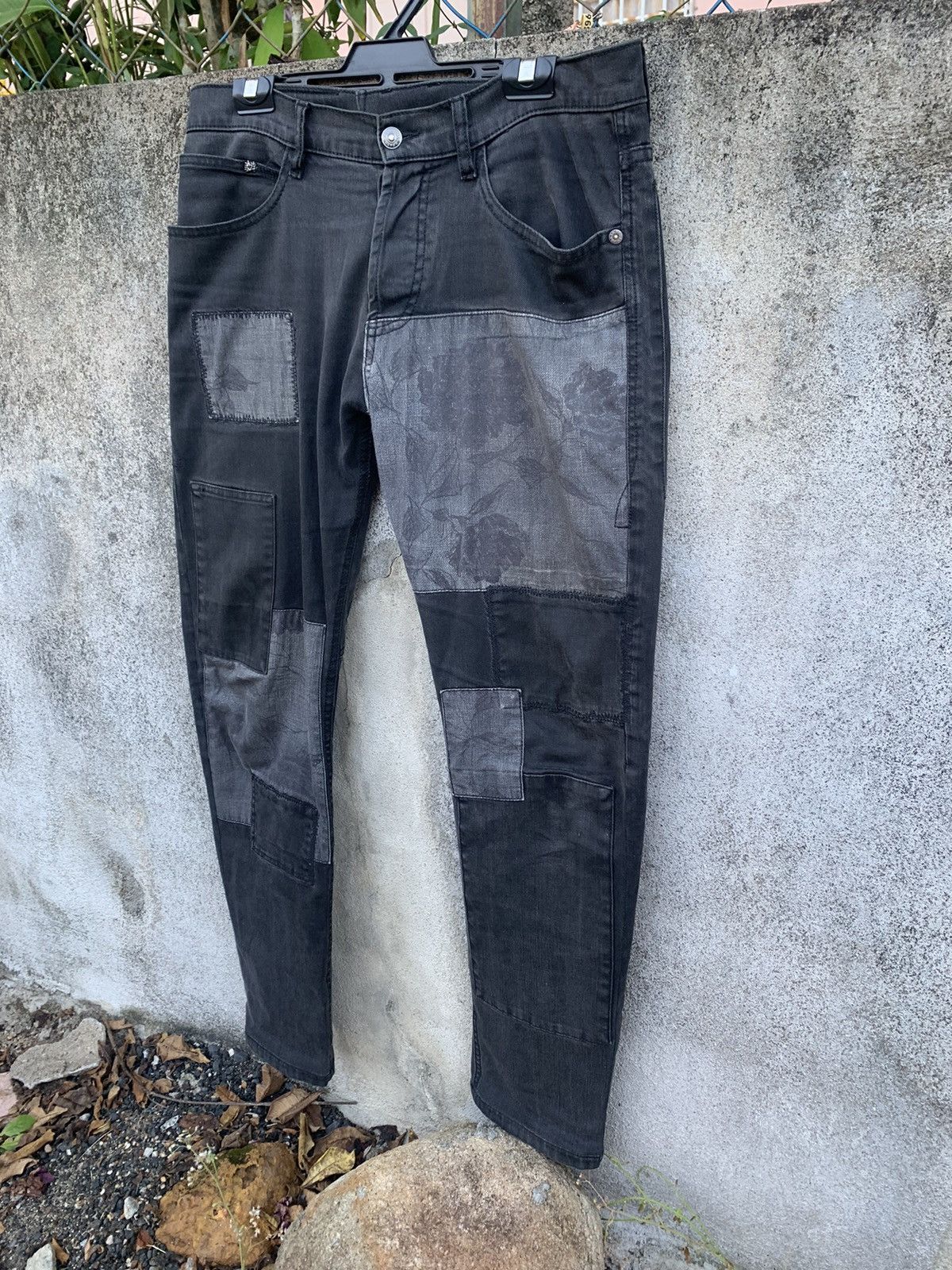 Designer × Japanese Brand × Kenzo Kenzo Patchwork Denim Nice Design Size US 33 - 3 Thumbnail