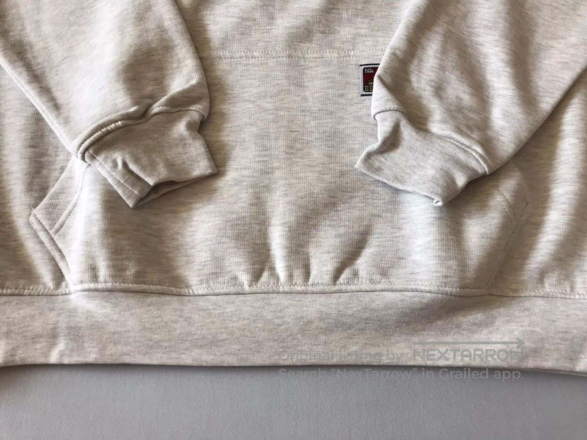 Ben Davis Ben Davis Gray White Hooded Pullover. Size US XL / EU 56 / 4 - 6 Thumbnail