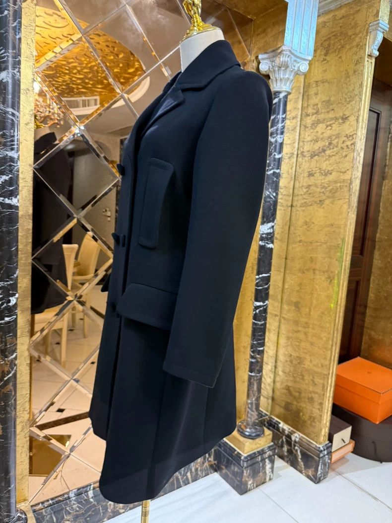 Versace Versace Double row wool coat jacket Size M / US 6-8 / IT 42-44 - 4 Thumbnail