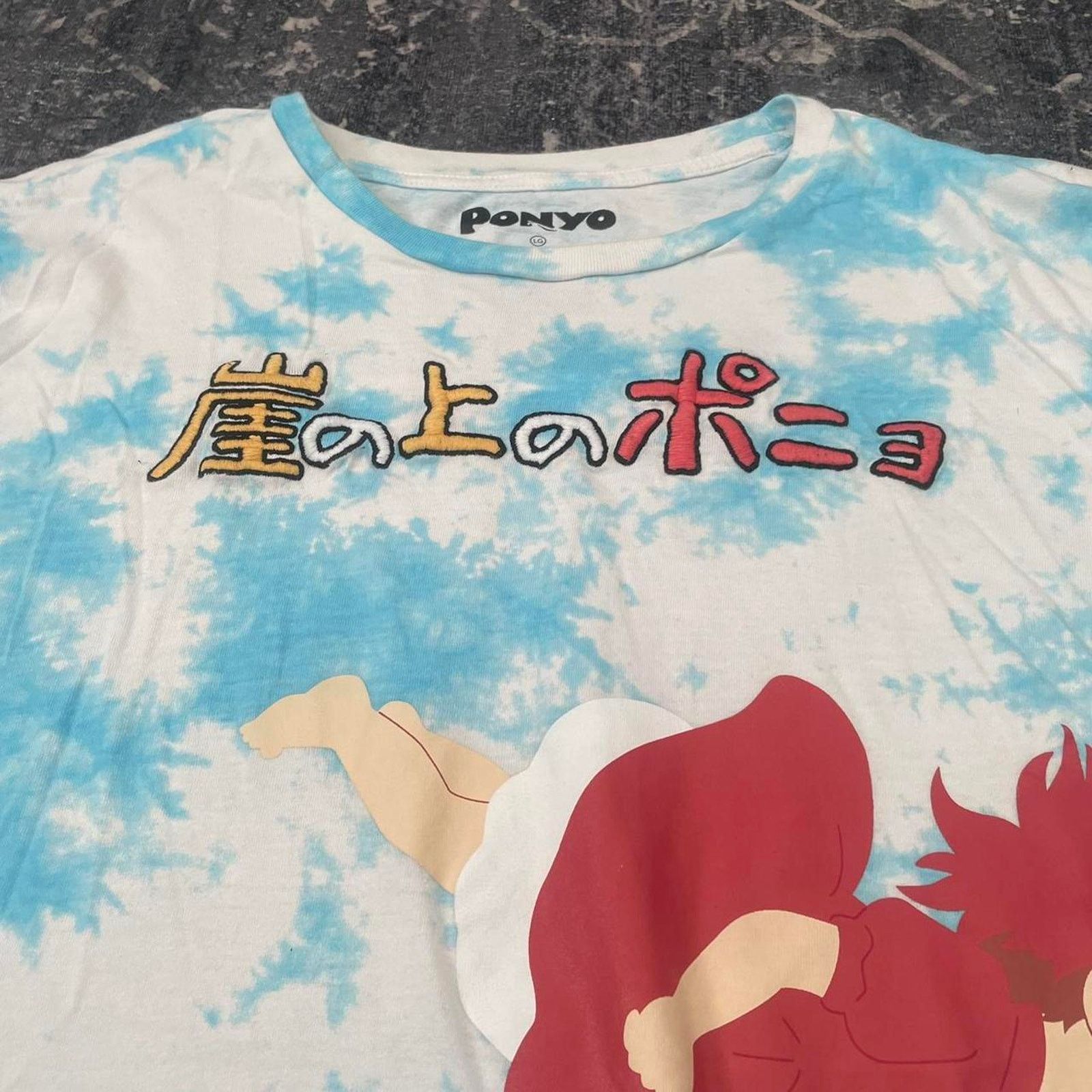 Other Ponyo 2000s studio ghibli tie dye tee vintage Size US L / EU 52-54 / 3 - 2 Thumbnail