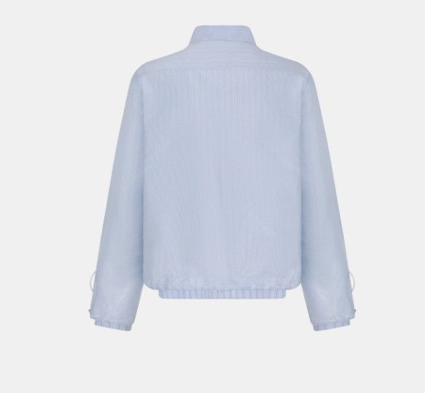 Dior o1w1db11124 Zipped Blouson in Light Blue Size US M / EU 48-50 / 2 - 2 Thumbnail
