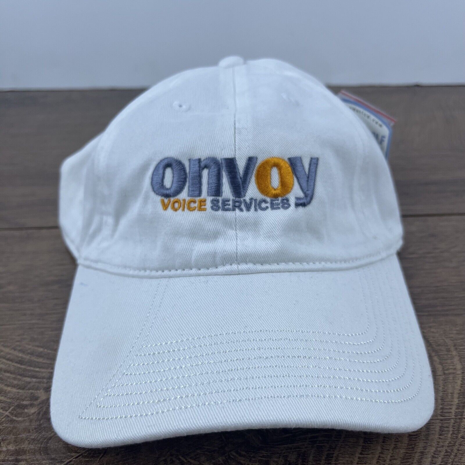 Other Onvoy Hat Voice Services White Cap Hat Adjustable Hat White Size ONE SIZE - 1 Thumbnail
