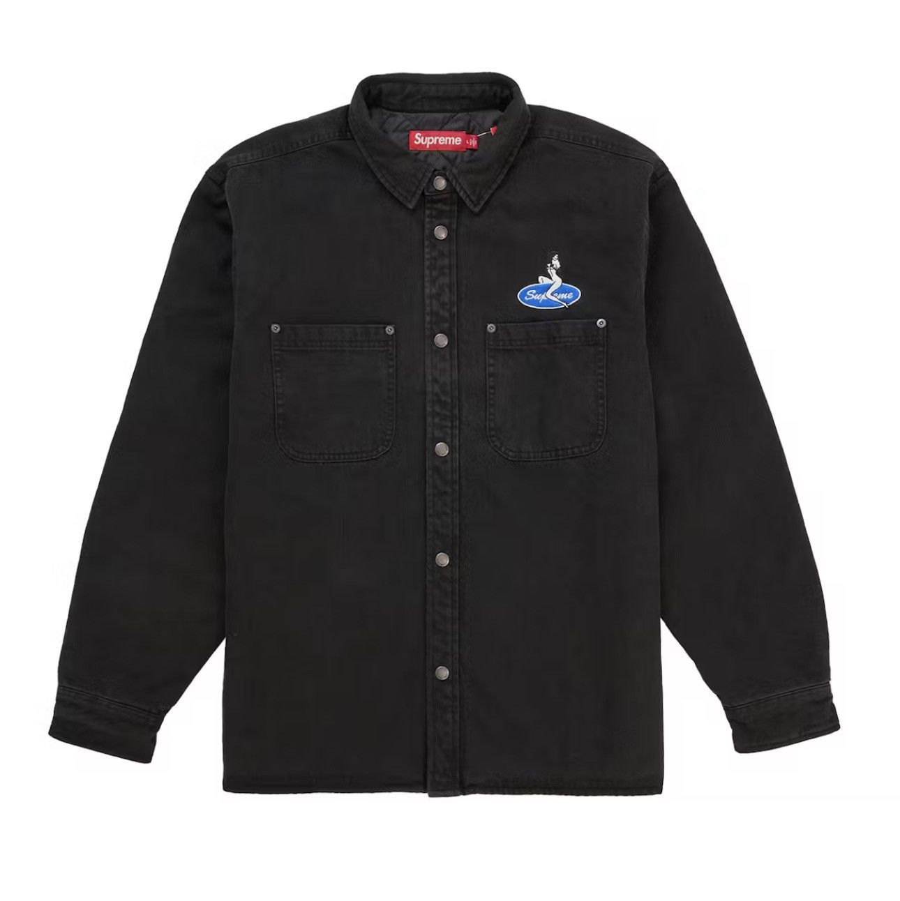 Supreme Supreme Quilted Lined Denim Snap Shirt Size US M / EU 48-50 / 2 - 3 Thumbnail