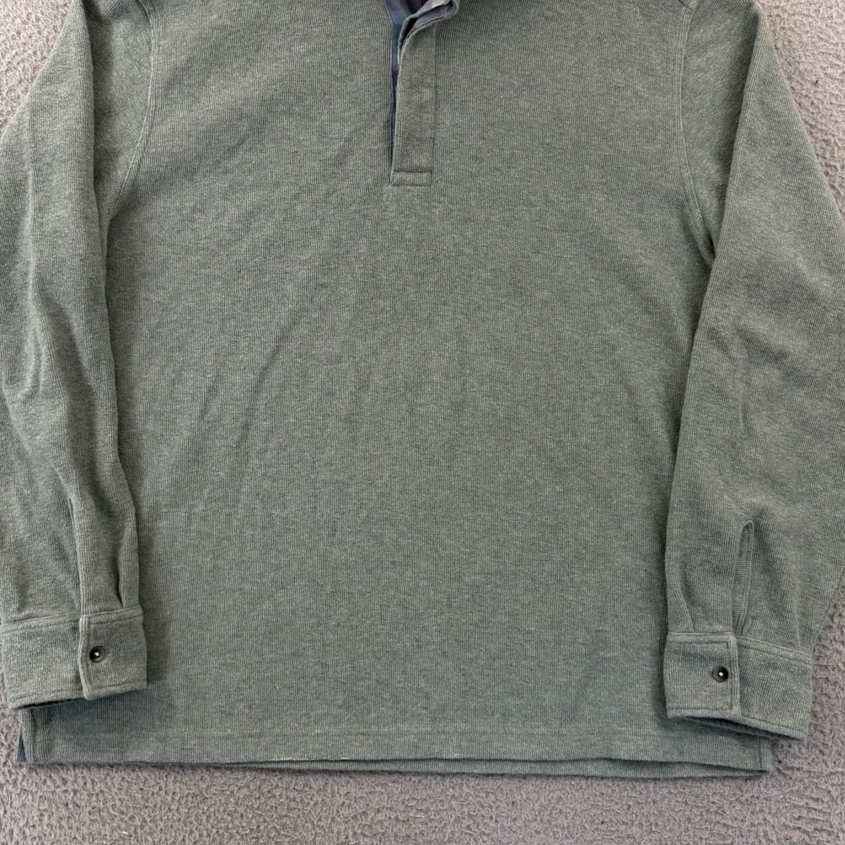 Tommy Bahama Tommy Bahama Sweater Men's XL Green Long Sleeve Pullover Preppy Button Crewneck Casual Knit Size US XL / EU 56 / 4 - 2 Thumbnail