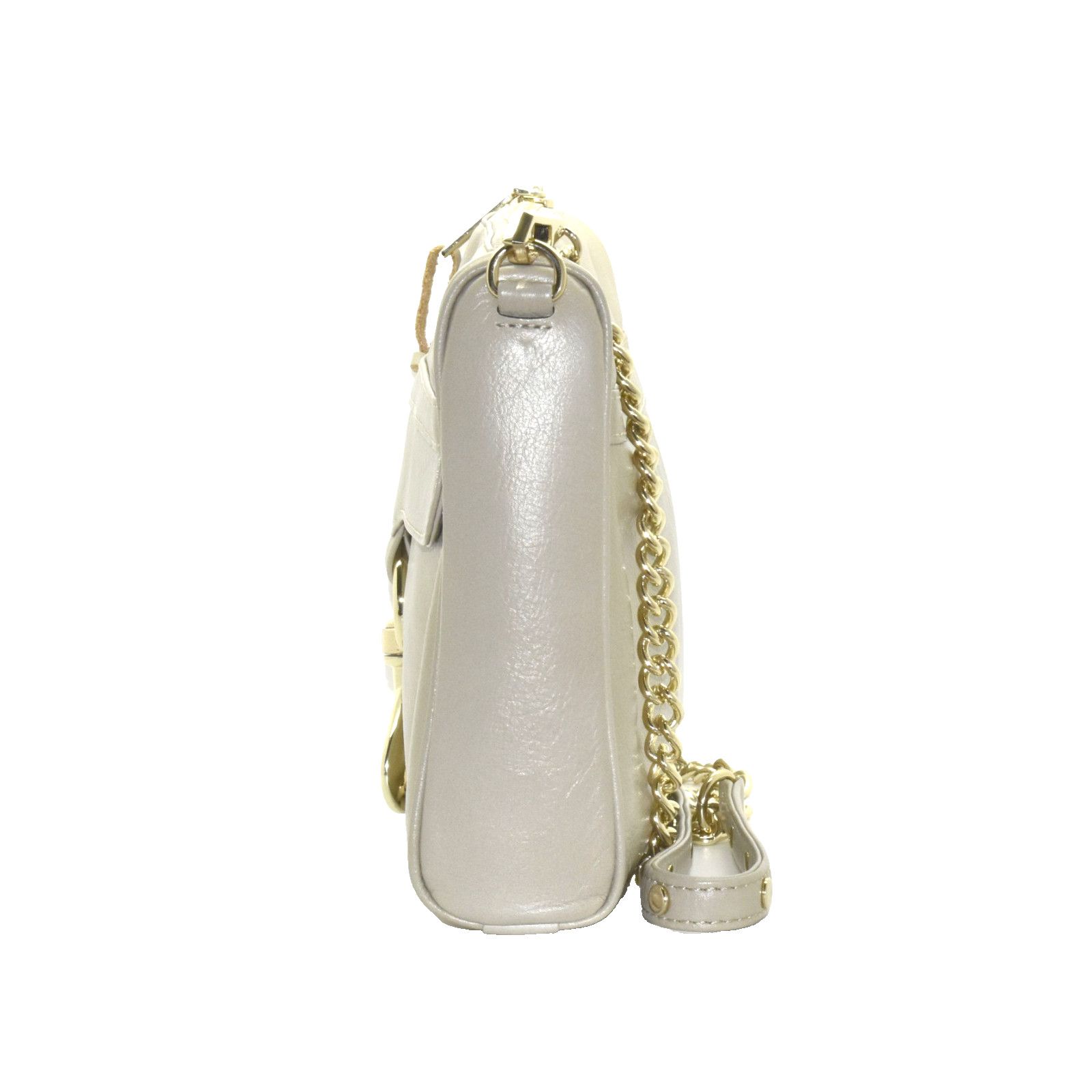 Rebecca Minkoff NEW REBECCA MINKOFF Cream Leather Tassel Crossbody Chain Bag Size ONE SIZE - 3 Thumbnail