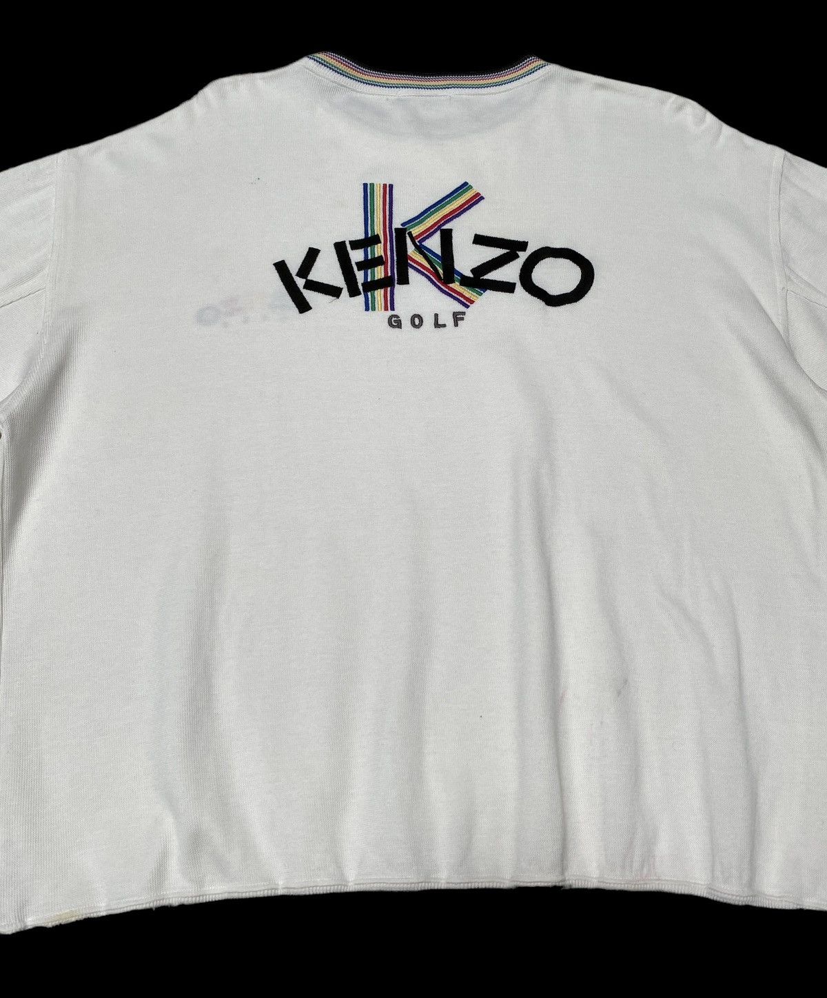 Kenzo × Vintage Vintage Brand Kenzo Big Logo Sweatshirt 1990s Size US L / EU 52-54 / 3 - 6 Thumbnail