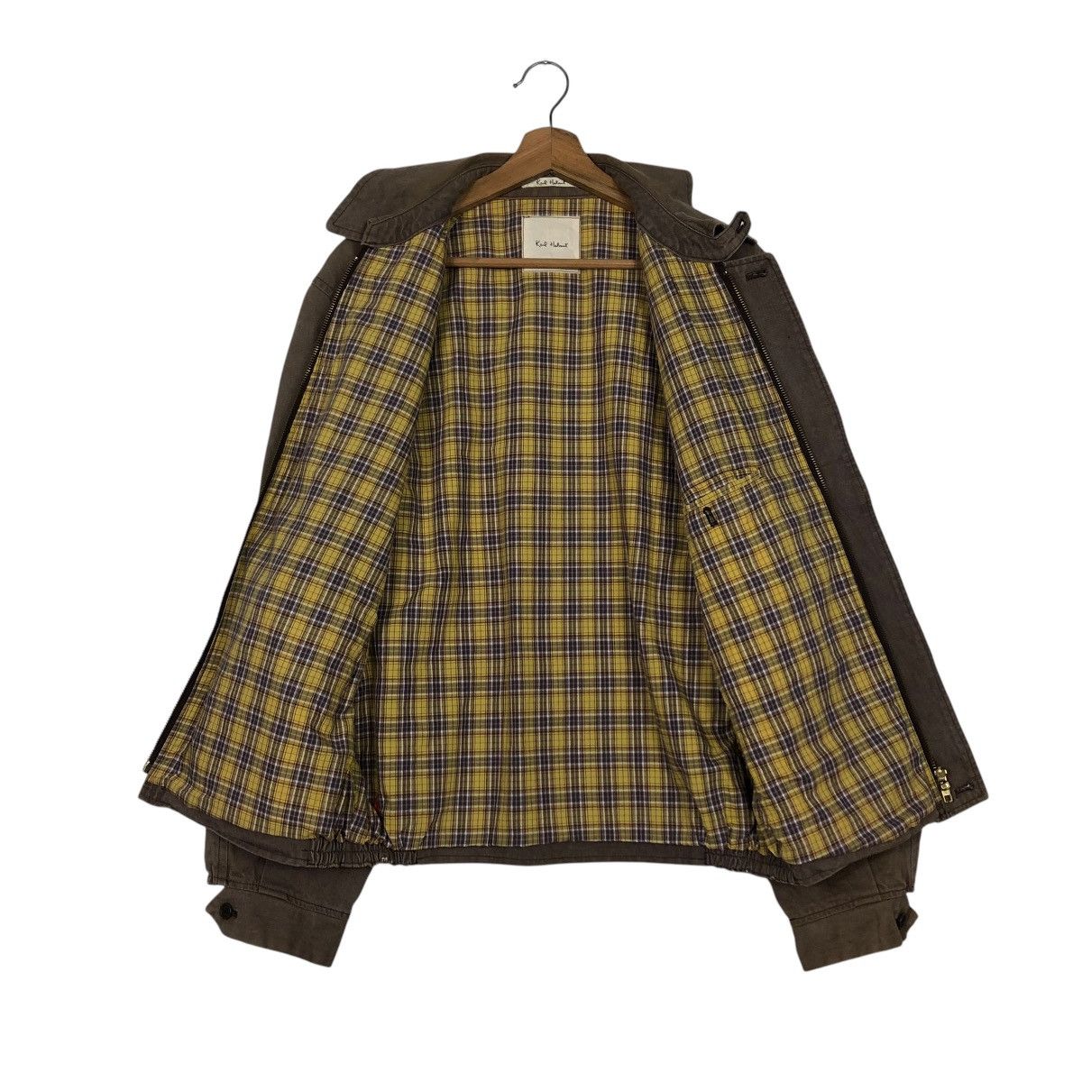 Japanese Brand 🔥VTG BOMBER JACKET KARL HELMUT BLANKET TARTAN ISSEY MIYAKE Size US M / EU 48-50 / 2 - 15 Thumbnail
