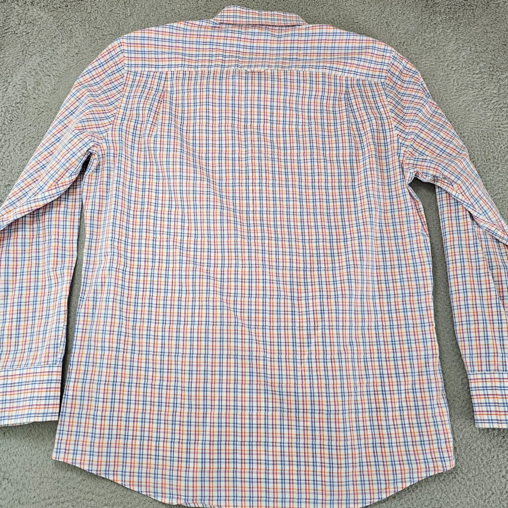 Nordstrom Nordstrom Dress Shirt Mens Large Classics Regular Fit Multi Color Check Cotton Shirt Regular Mens Nordstrom Dress Shirt Color Multicolor Check Cotton Size 42R - 5 Thumbnail