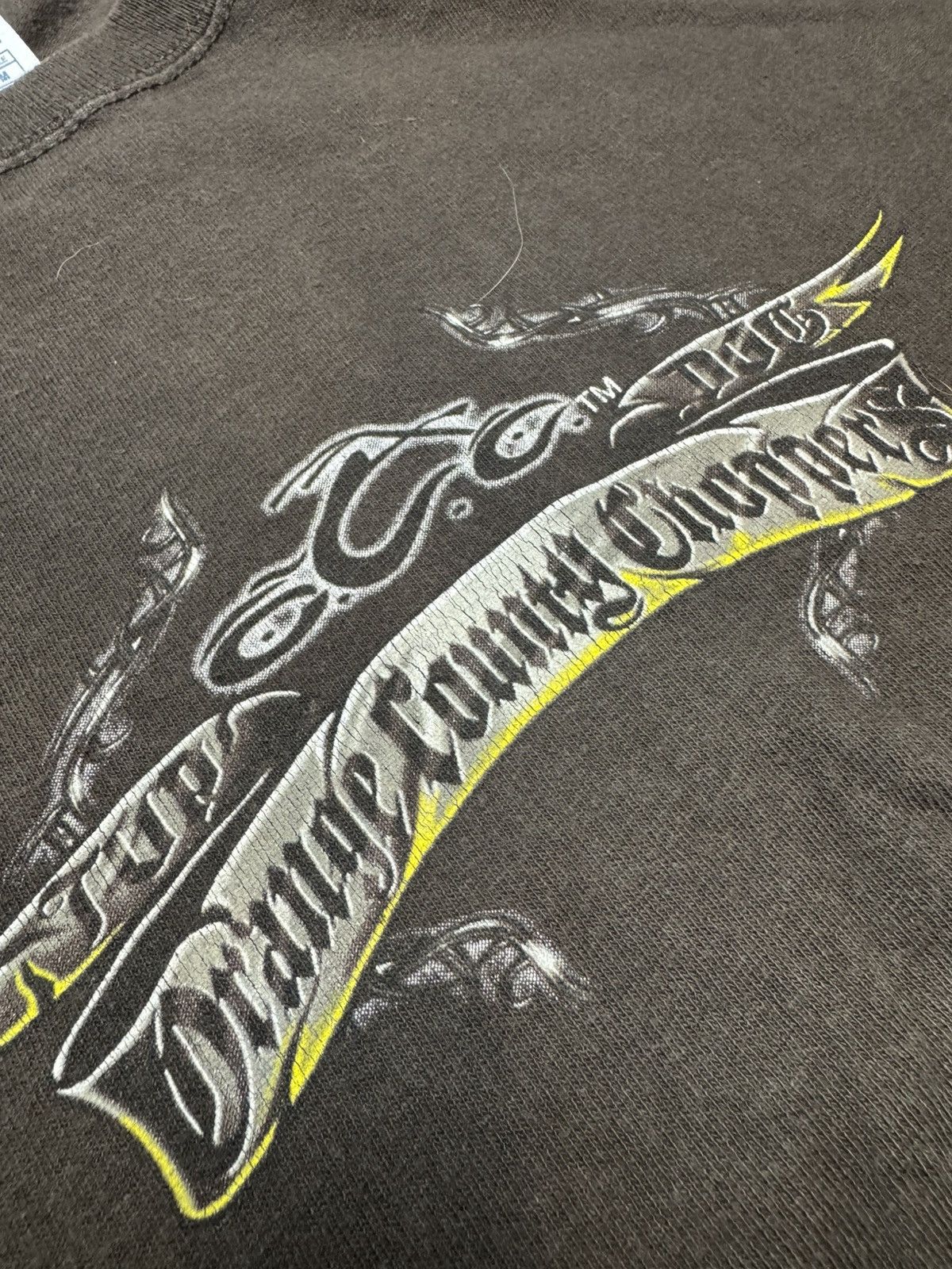 Vintage × West Coast Choppers 💥Y2K VINTAGE ORANGE COUNTY CHOPPERS TEE Size US M / EU 48-50 / 2 - 15 Thumbnail