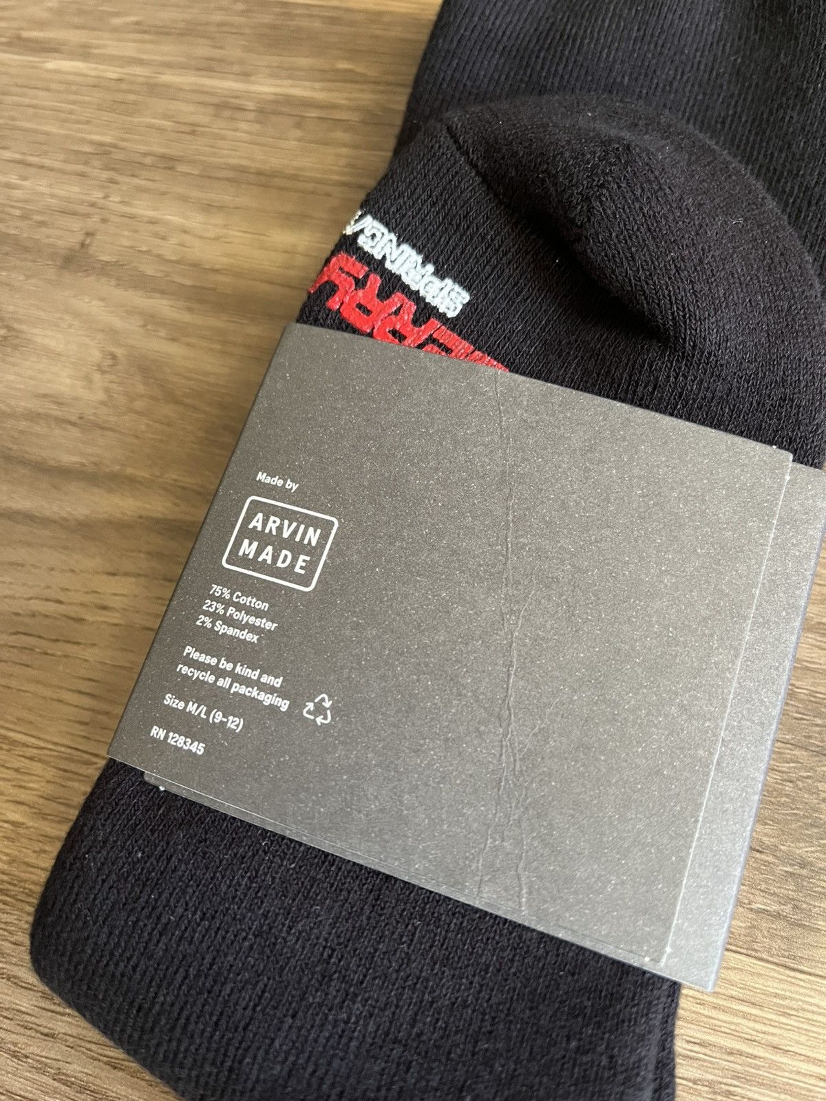 The GV Gallery × Vintage The GV Gallery Raspberry Hills Raw Edge Crew Socks Size ONE SIZE - 4 Thumbnail