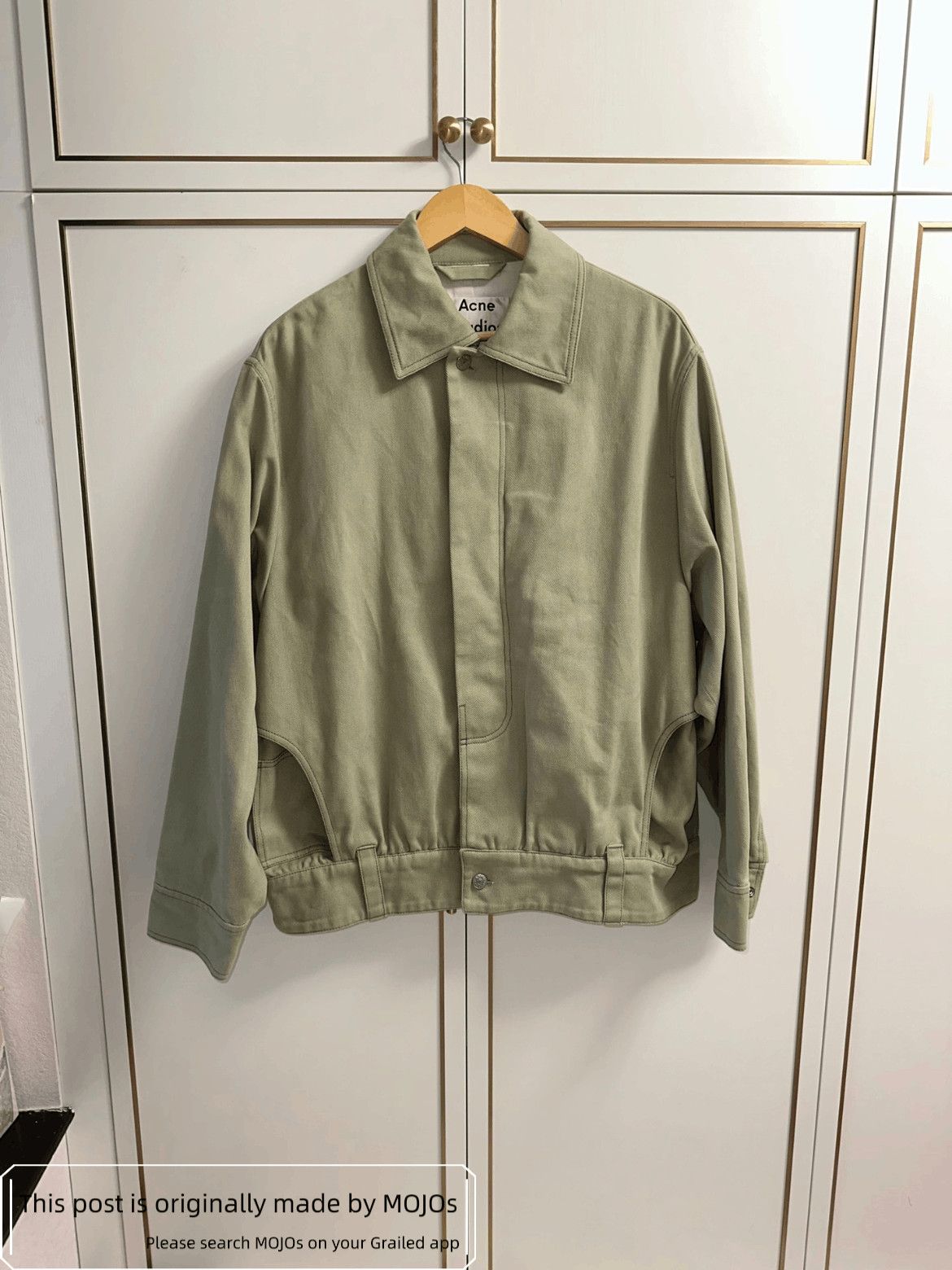 Acne Studios ACNE Saint MARTIN Fleece 46 S grey jersey