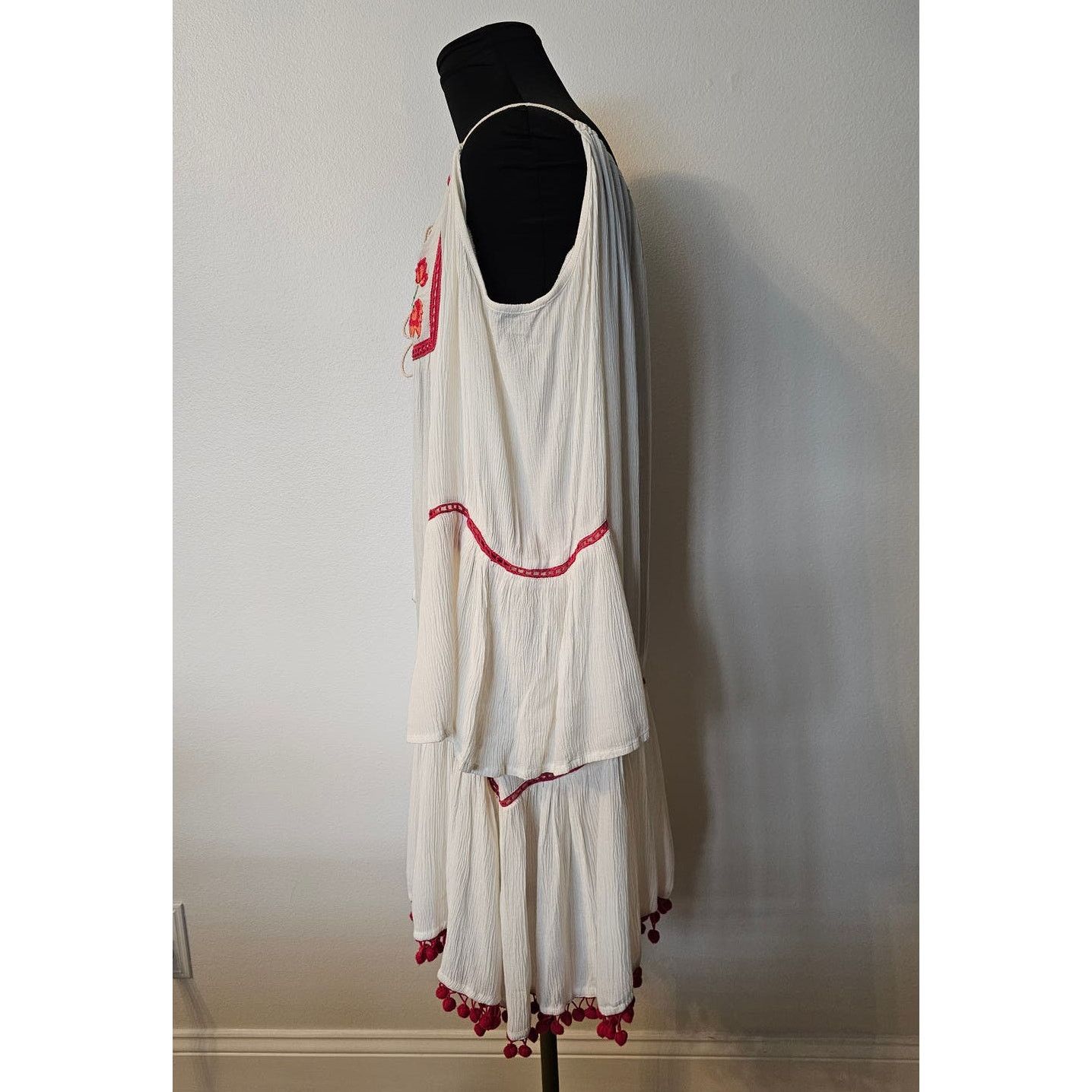 & Other Stories Z&L Europe Embroidered Floral Crinkled Woven Mini Dress M Size M / US 6-8 / IT 42-44 - 9 Thumbnail