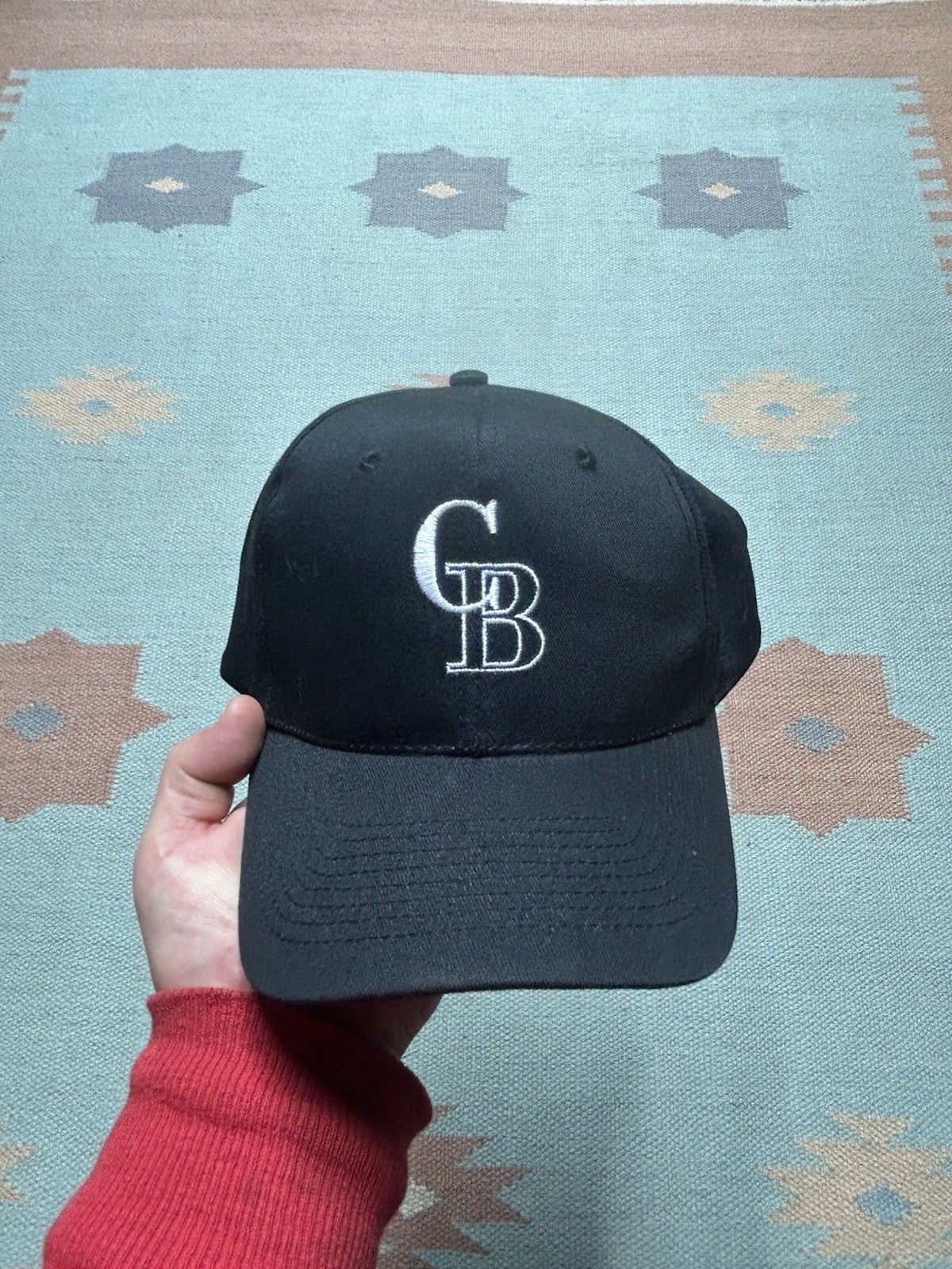 Vintage Vintage SnapBack hat Clint black CB logo country music black Size ONE SIZE - 2 Thumbnail