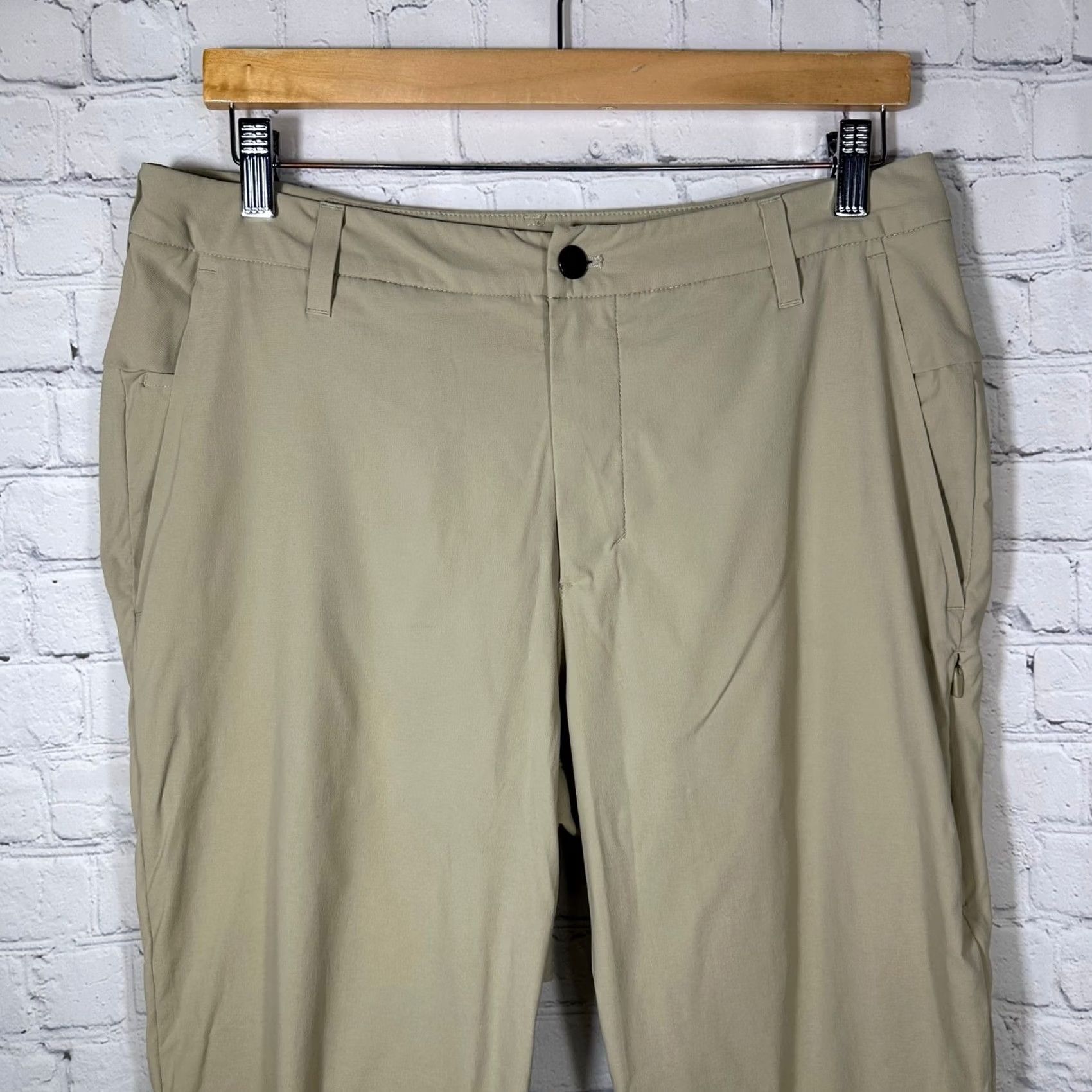Lululemon Lululemon Mens Pants Chino Beige Technical Performance Activewear Slim 33 LM5AS9S Size US 34 / EU 50 - 2 Thumbnail