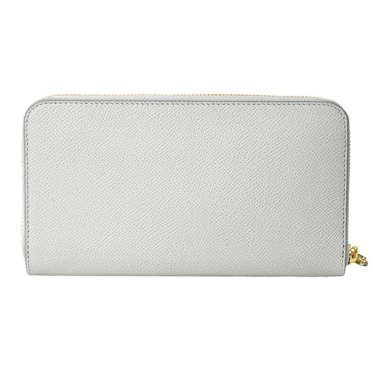Salvatore Ferragamo o1s1rm0924 Size: OS / Calf Zip Around Wallet in Grey Size ONE SIZE - 2 Thumbnail