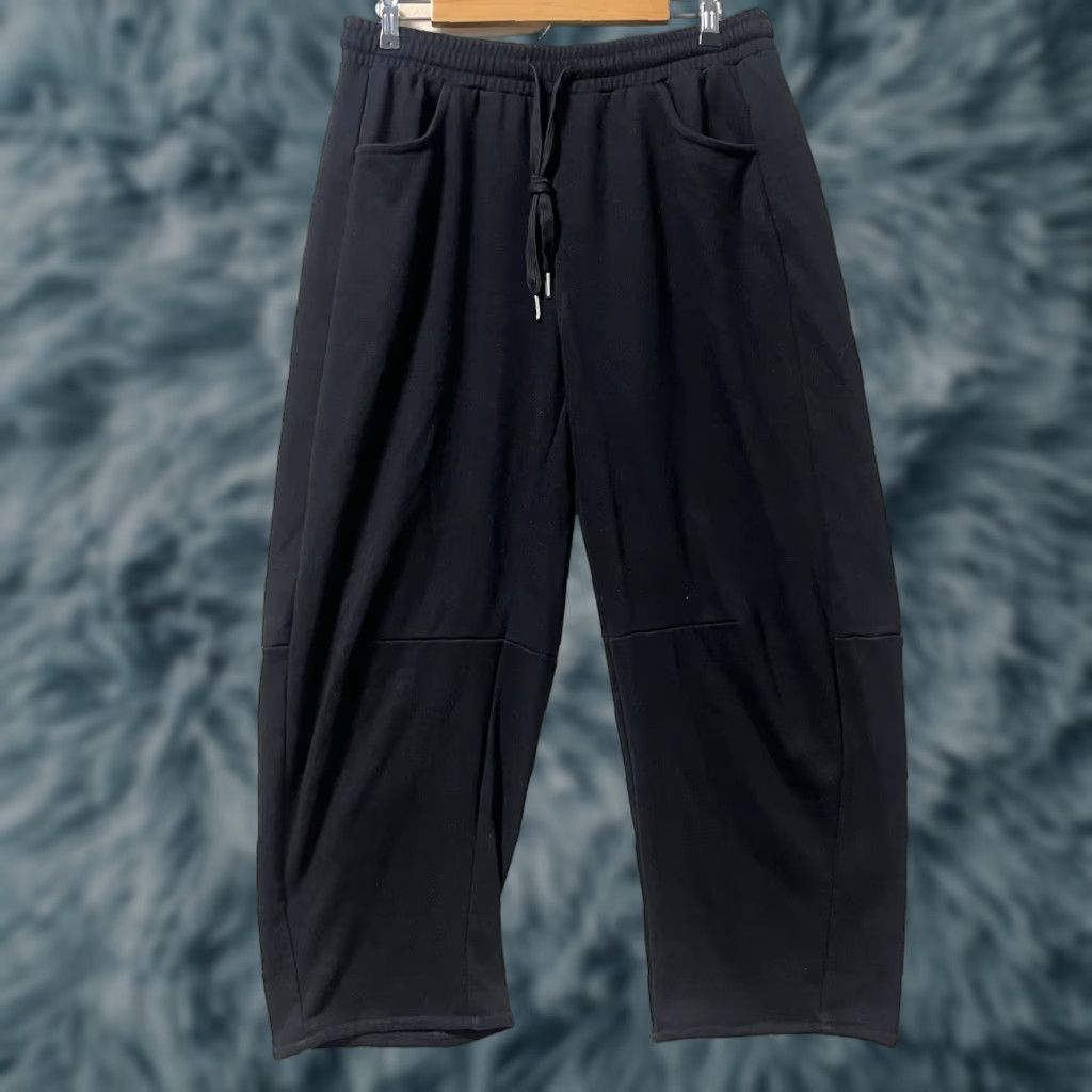 Vintage Lepunuo Men Sweatpants Fleece Joggers Black XL Regular Drawstring Straight Leg Activewear Cotton Blend Trousers Pants Jogging Pants Men’s Size US 36 / EU 52 - 1 Thumbnail