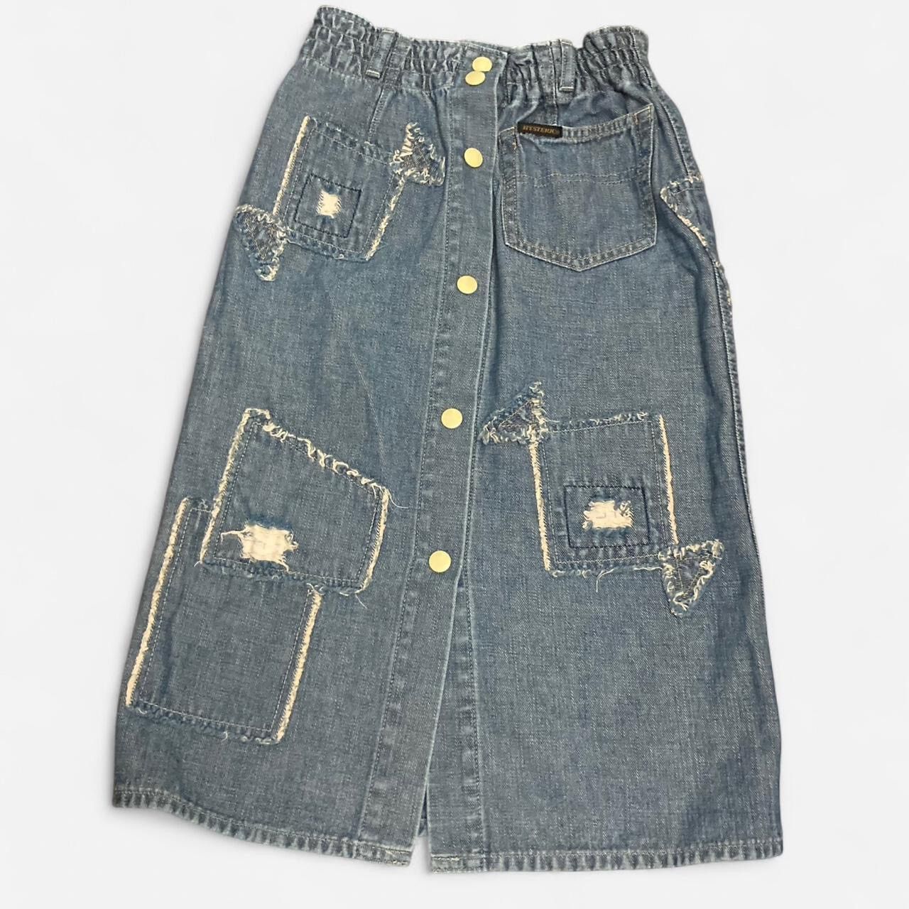 Hysteric Glamour Rare Hysteric Glamour reversible Patchwork Maxi Skirt Size 23" - 1 Thumbnail