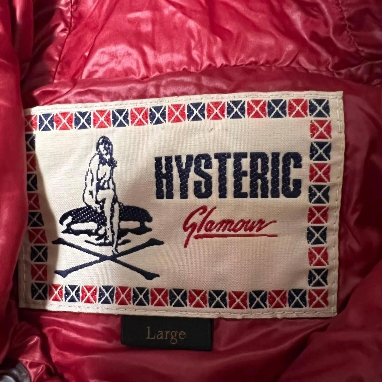 Hysteric Glamour Hysteric Glamour - Red Quilted Hooded Puffer Jacket Size US M / EU 48-50 / 2 - 4 Thumbnail