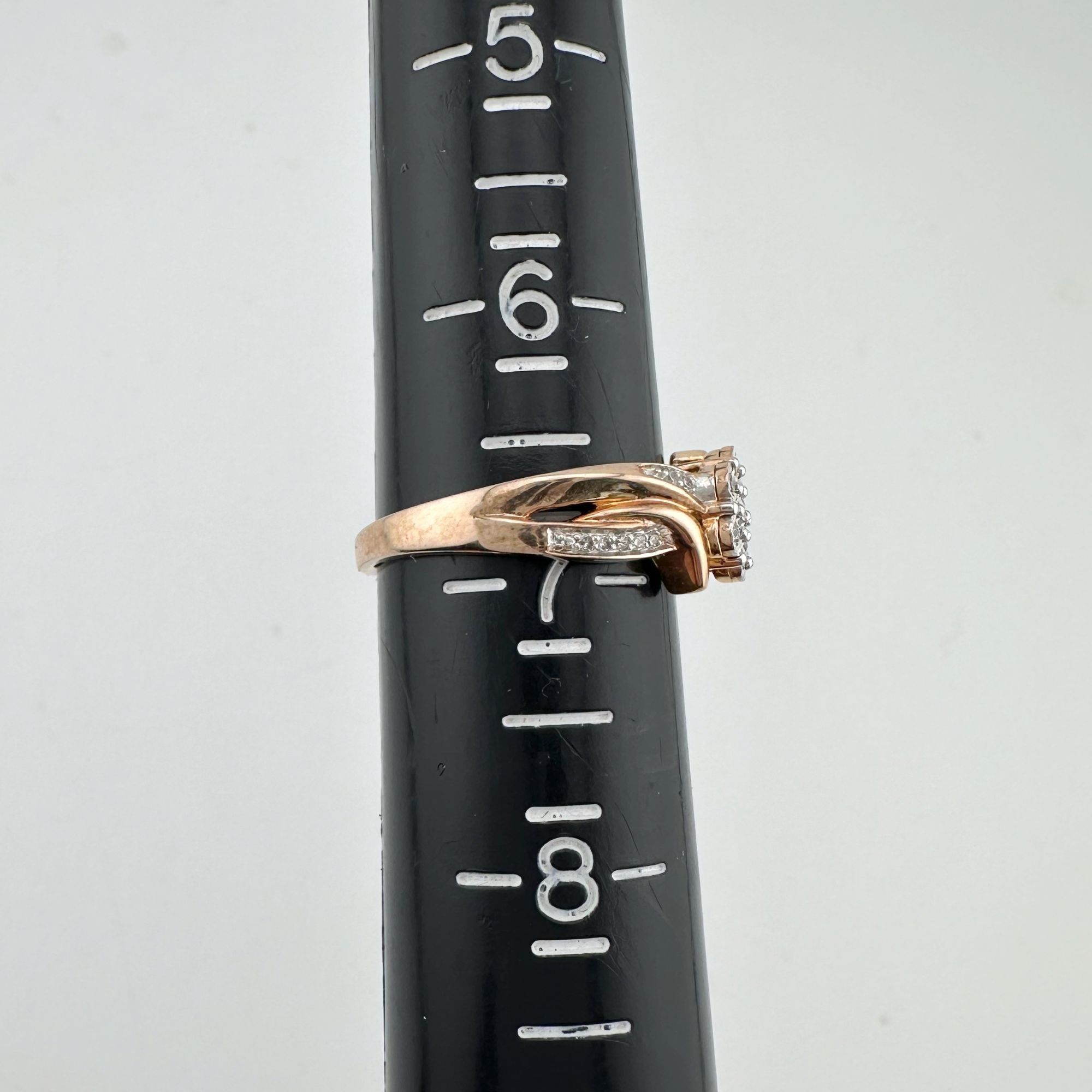 Other Two Tone Natural Diamond Sweetheart Ring Size 6.75 Size ONE SIZE - 11 Thumbnail