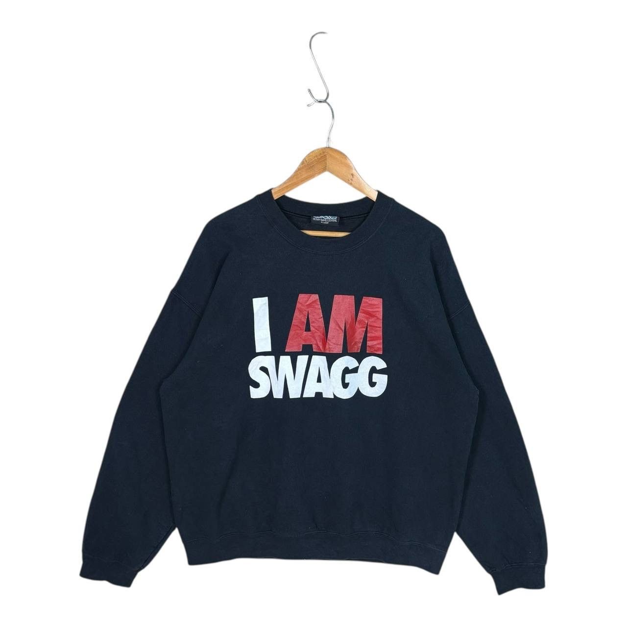 Other Ocean Gang Clothing I AM SWAGG Black Sweatshirt XL Hip Hop Size US XL / EU 56 / 4 - 1 Thumbnail