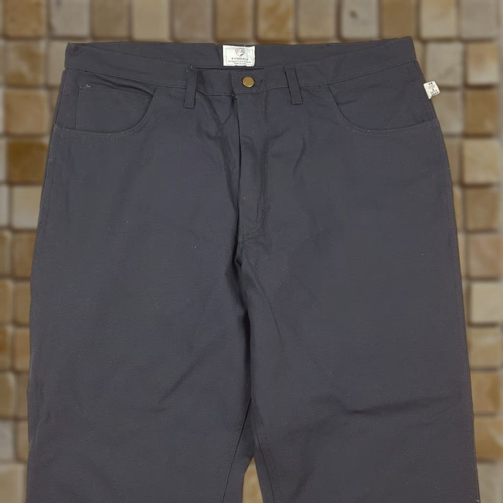 Vintage Tyndale Arc Rated Flame Resistant Mens Pants 42x32 Straight Leg Jeans Workwear Blue 2112 Size US 42 / EU 58 - 1 Thumbnail