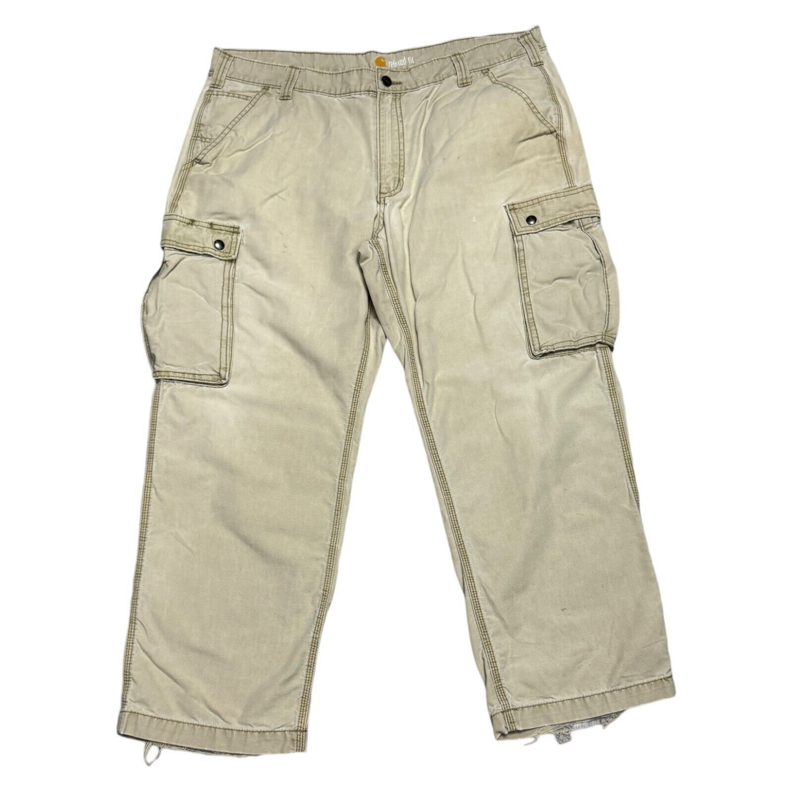 Carhartt Carhartt Work Cargo Casual Outdoor Farm Pants 40x28 Size US 40 / EU 56 - 1 Thumbnail