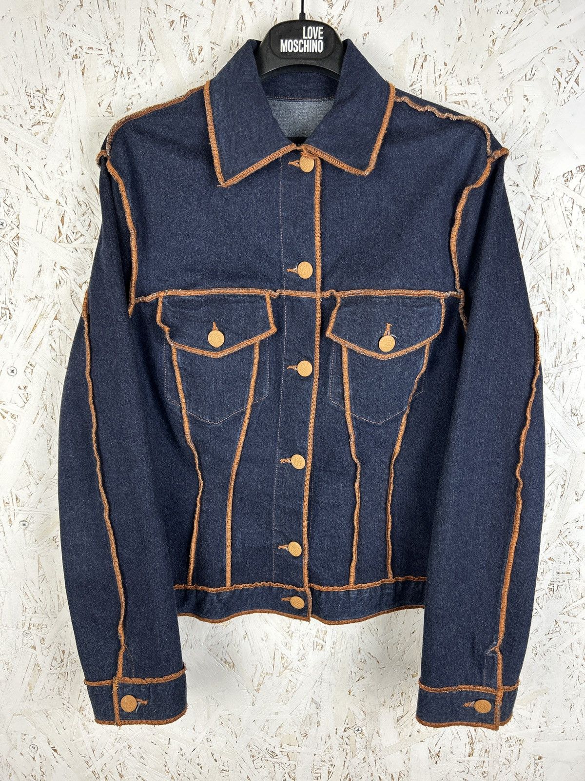00s JPG Jean Paul Gaultier Jeans Denim Jacket IT 46 USA 12