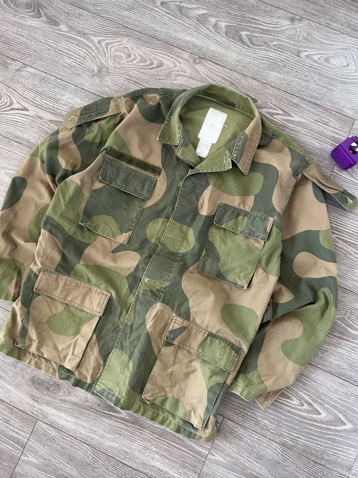 Vintage VINTAGE ‼️ Norwegian Camo NATO Army Tactical Jacket Size US M / EU 48-50 / 2 - 3 Thumbnail