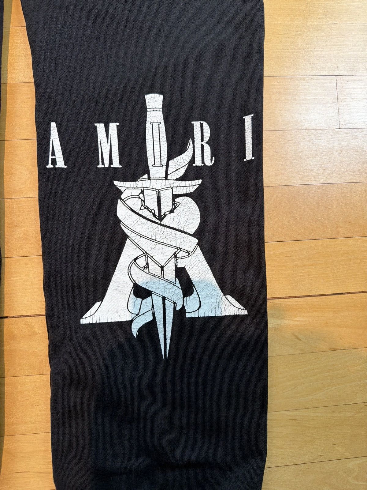 Amiri Amiri Black Dagger Sweatpants Size US 30 / EU 46 - 5 Thumbnail