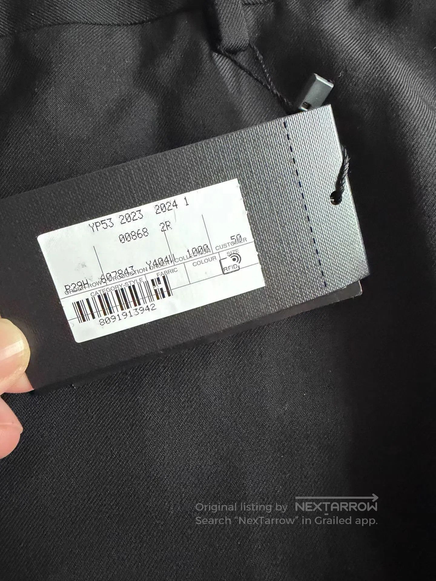 Saint Laurent Paris Black Tailored Casual Pants Size 34. Size US 34 / EU 50 - 4 Thumbnail