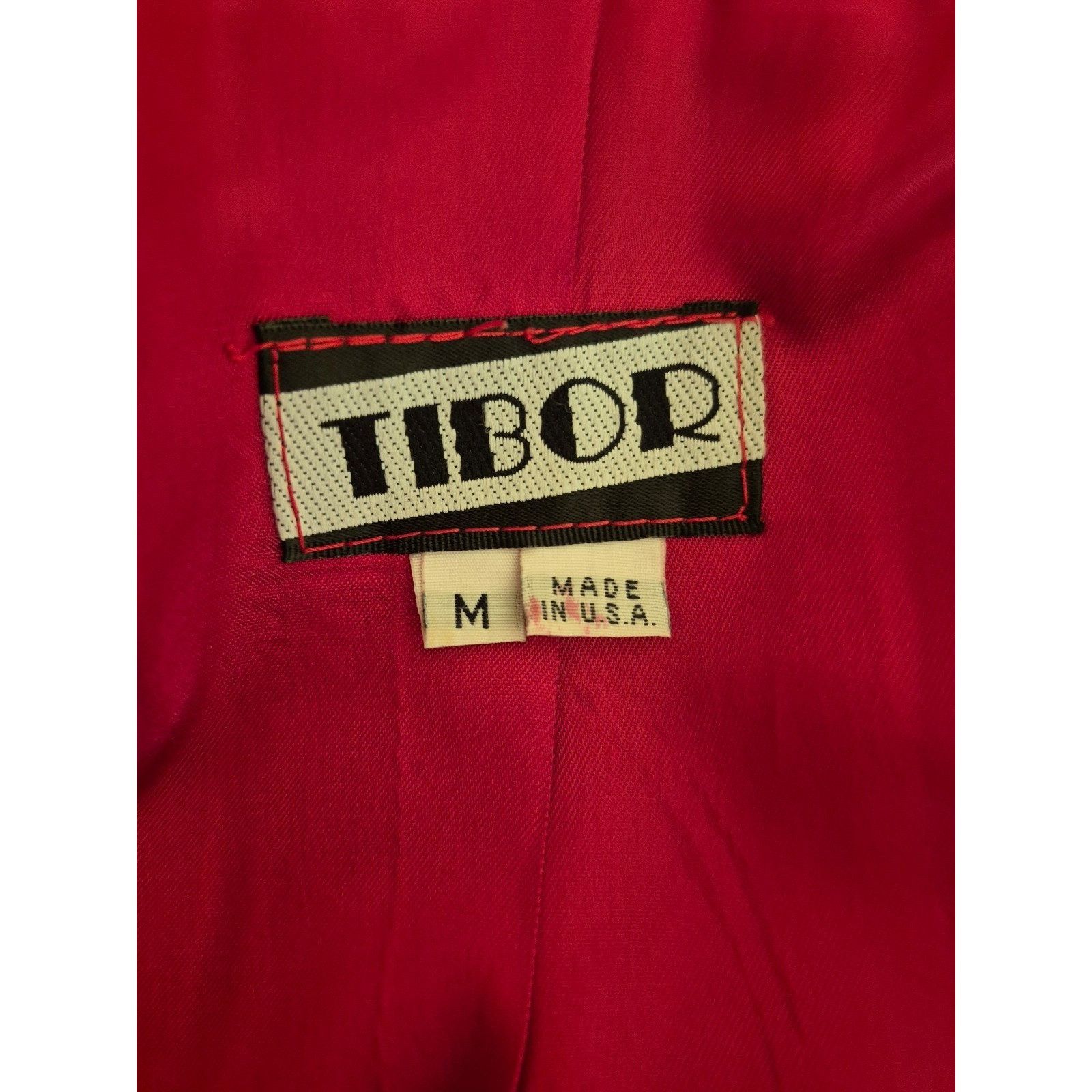 Vintage Tibor Womens VTG 80s Leather Swing Coat Mid Length Leather J Size M / US 6-8 / IT 42-44 - 4 Thumbnail
