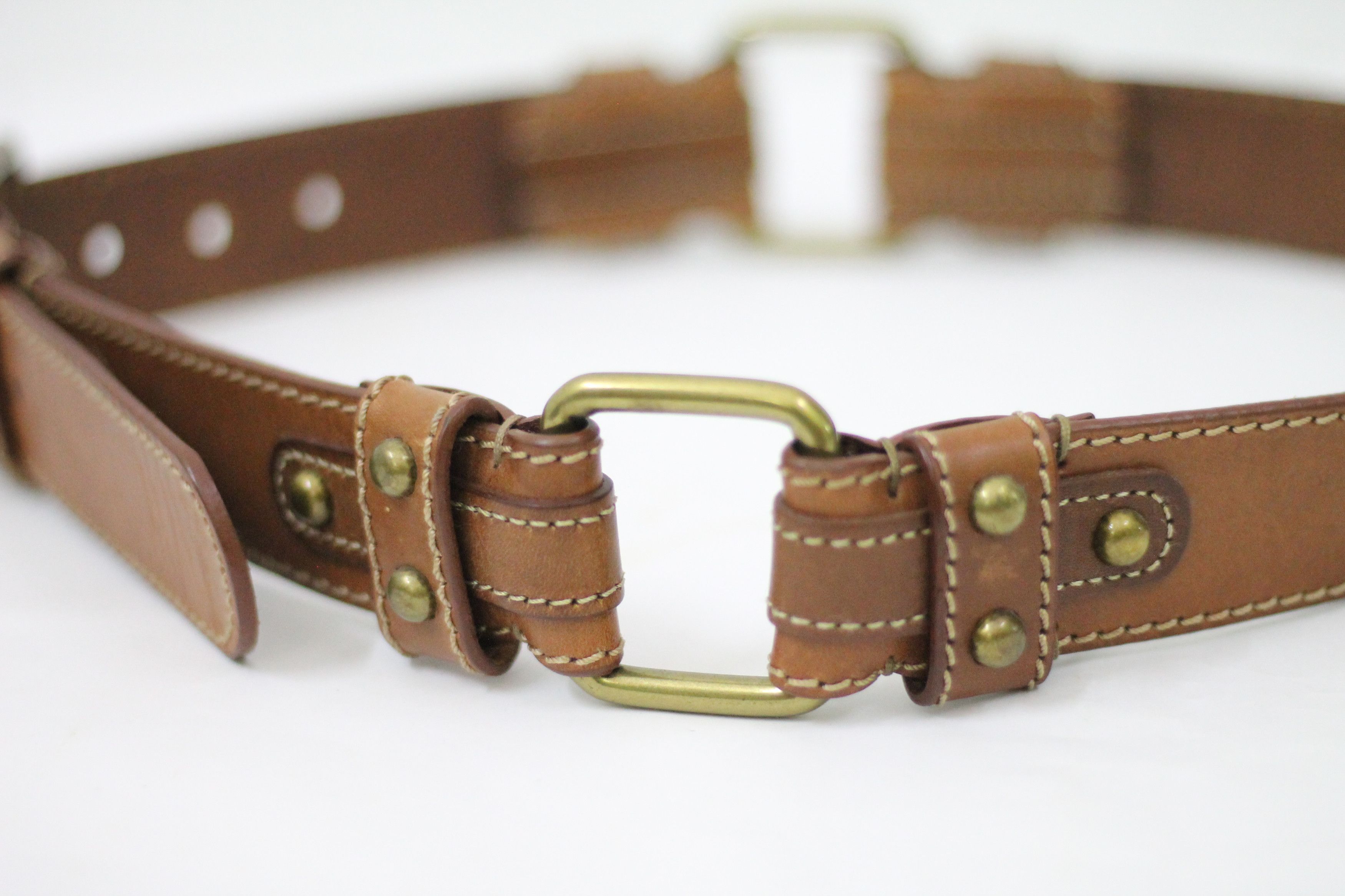 Ralph Lauren RARE! Vintage RALPH LAUREN Leather Belt. Size ONE SIZE - 5 Thumbnail