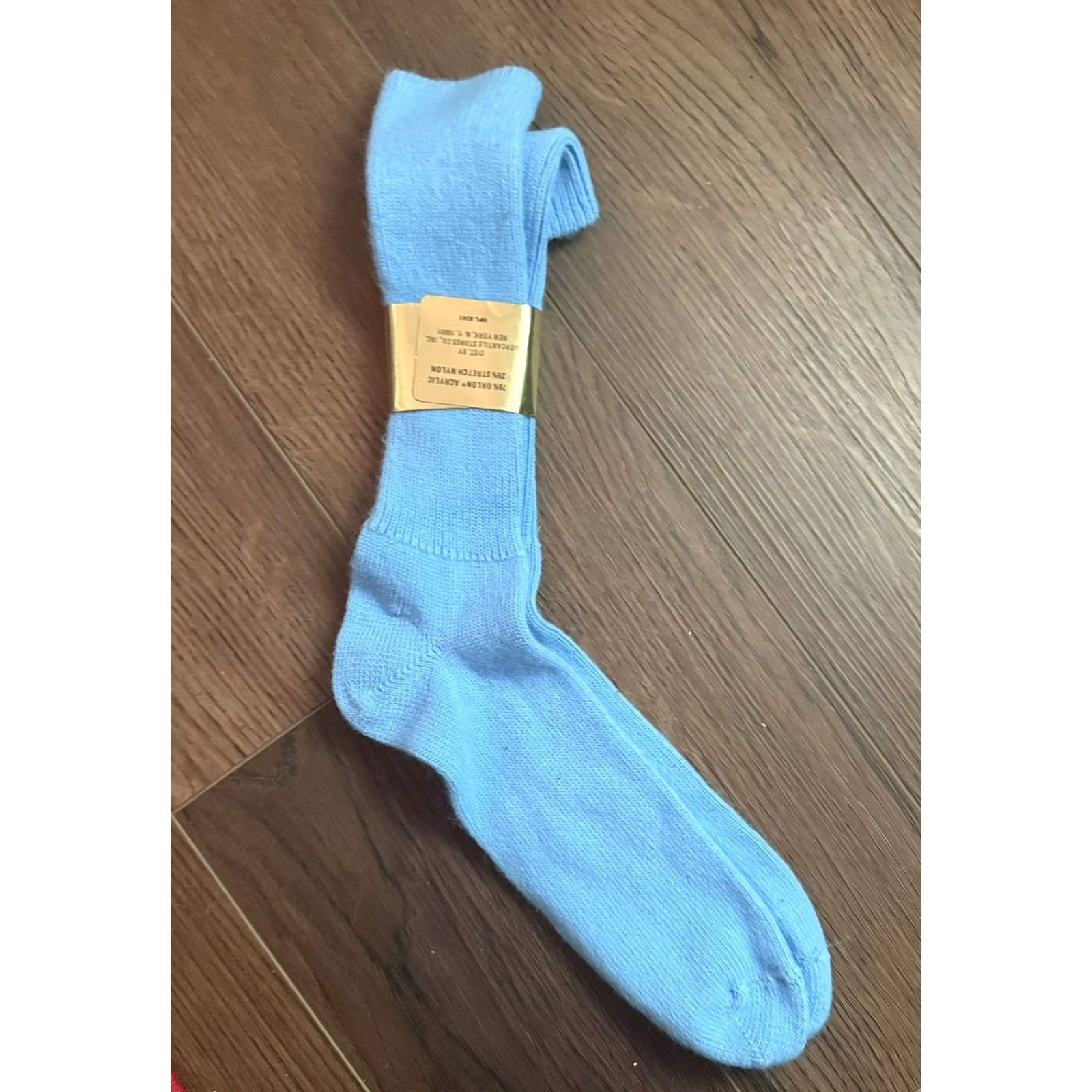 Vintage VINTAGE Royal Knight Socks Crew Mens 10-13 USA Dark Brown 60s Anti Static NWT Original Cotton Knit Size ONE SIZE - 2 Thumbnail