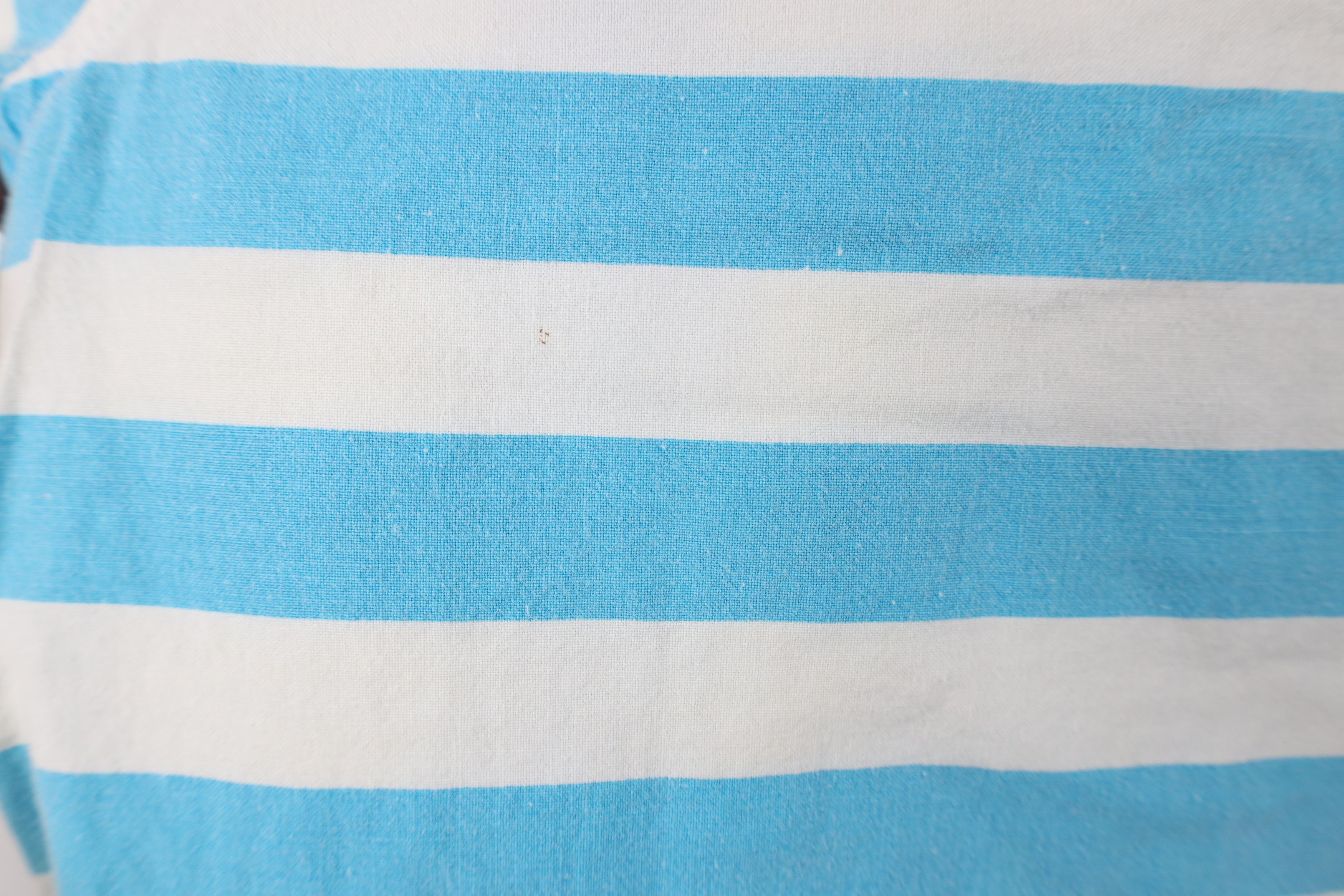 Vintage Vintage 90s Streetwear Striped Baggy Fit Henley T-Shirt Size US L / EU 52-54 / 3 - 4 Thumbnail