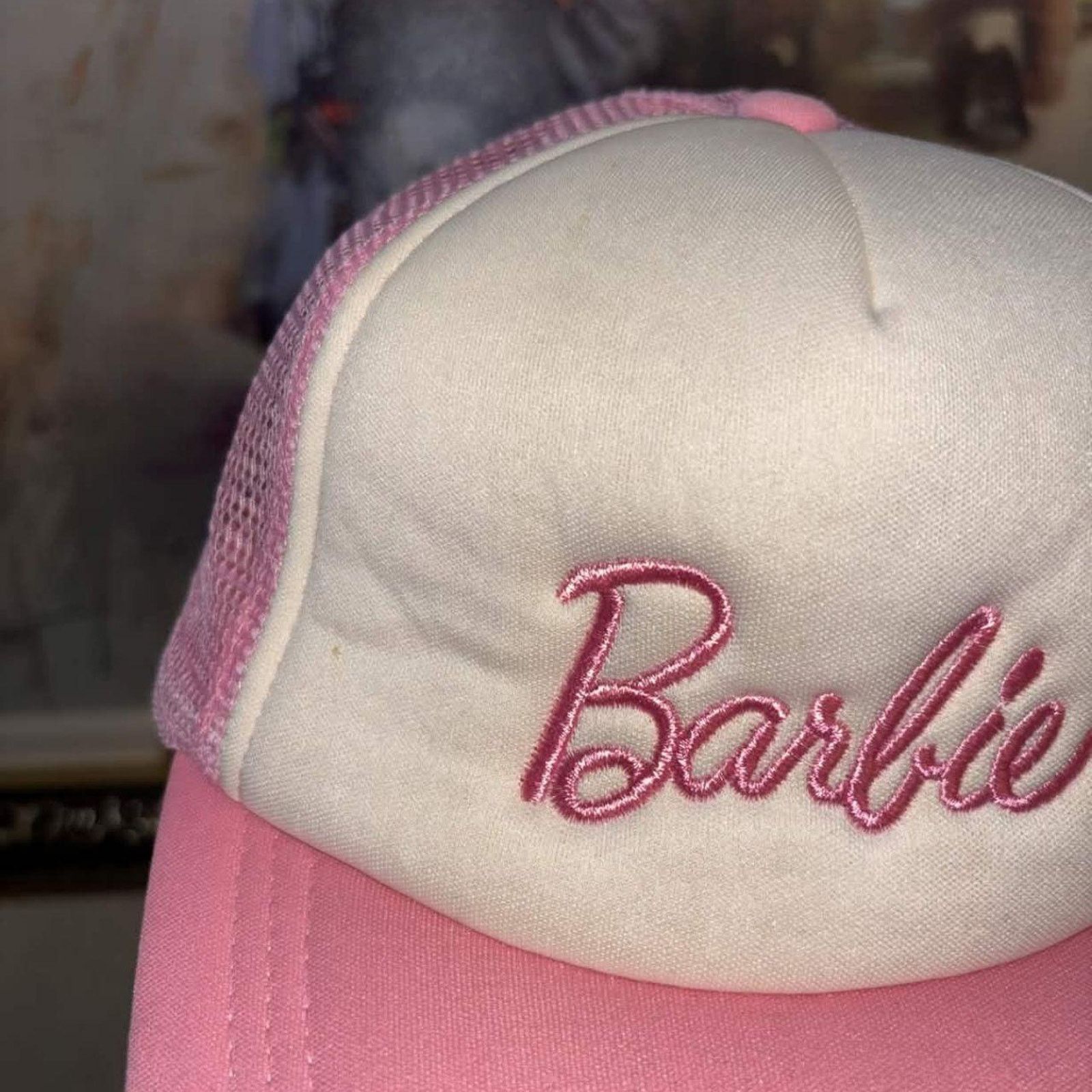 Other Retro-style Barbie Movie Promo Trucker Hat Size ONE SIZE - 6 Thumbnail