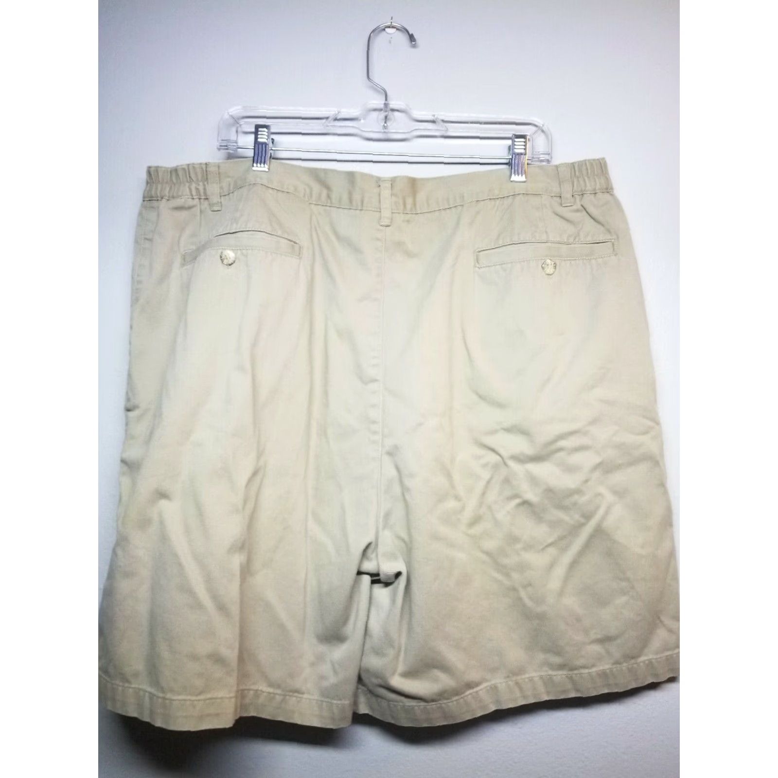 Vintage VINTAGE Warner Bros Studio Store Taz Bugs Golf Golfing Shorts Khaki Mens XXXL Beige 100% Cotton Pleated Front Zip Casual Shorts Men Size US 39 - 6 Thumbnail