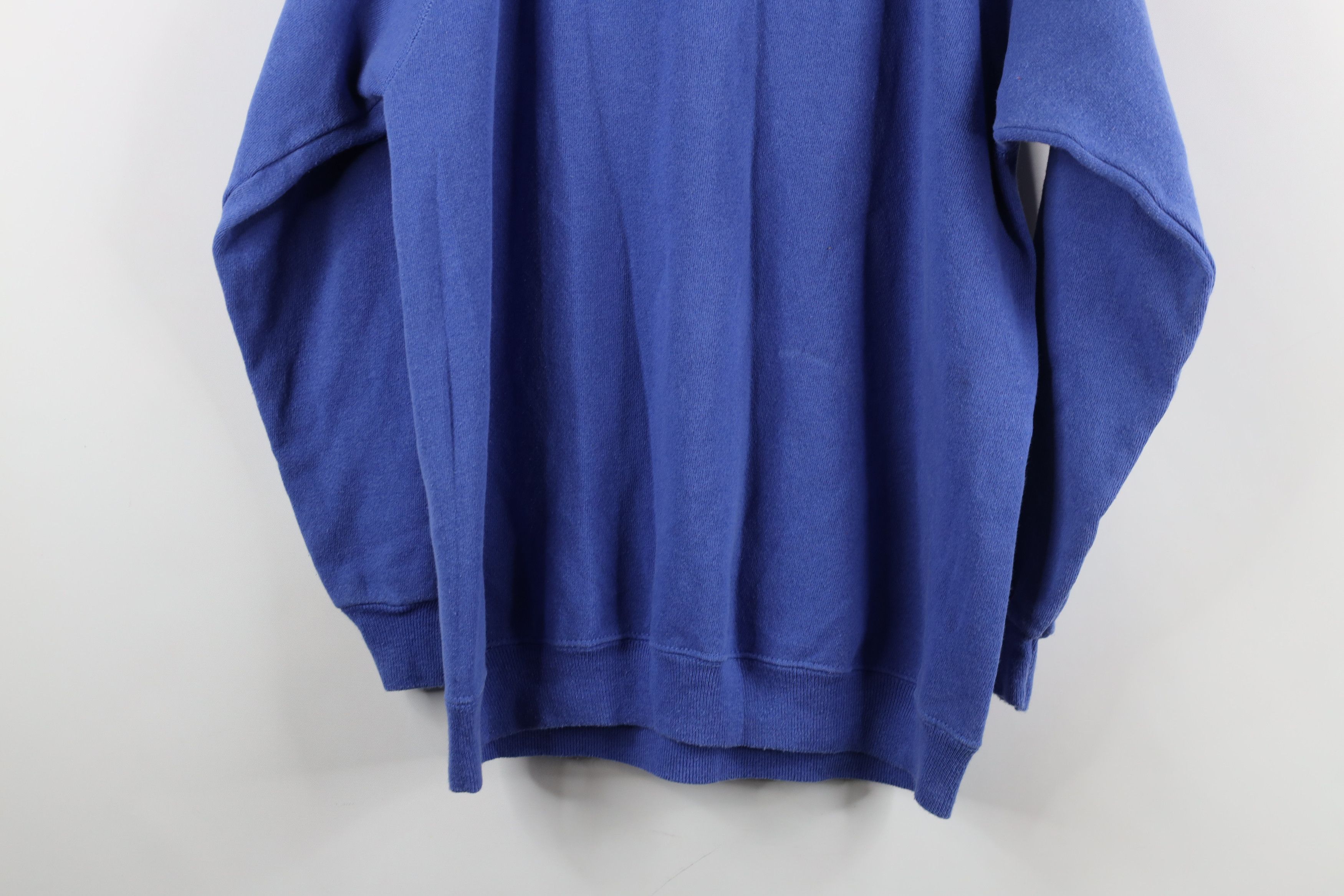 Vintage Vintage 90s Streetwear Crewneck Sweatshirt Periwinkle USA Size L / US 10 / IT 46 - 13 Thumbnail