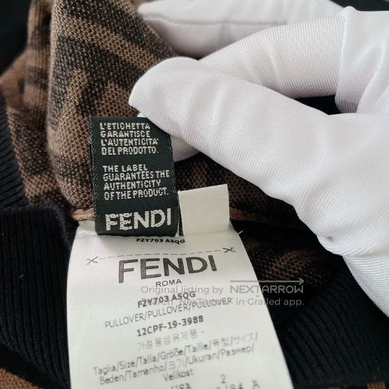 Fendi Fendi Monogram knitted top Size XS / US 0-2 / IT 36-38 - 6 Thumbnail