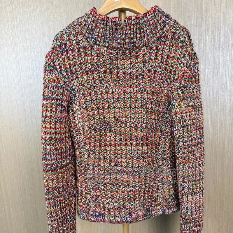 Chanel Chanel Multicolor Wool Pullover Sweater . Size M / US 6-8 / IT 42-44 - 2 Thumbnail