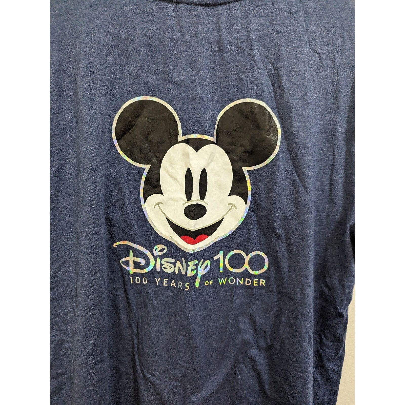Disney Disney 100th Anniversary Mickey Mouse Adult Medium Two-Sided Size US M / EU 48-50 / 2 - 3 Thumbnail