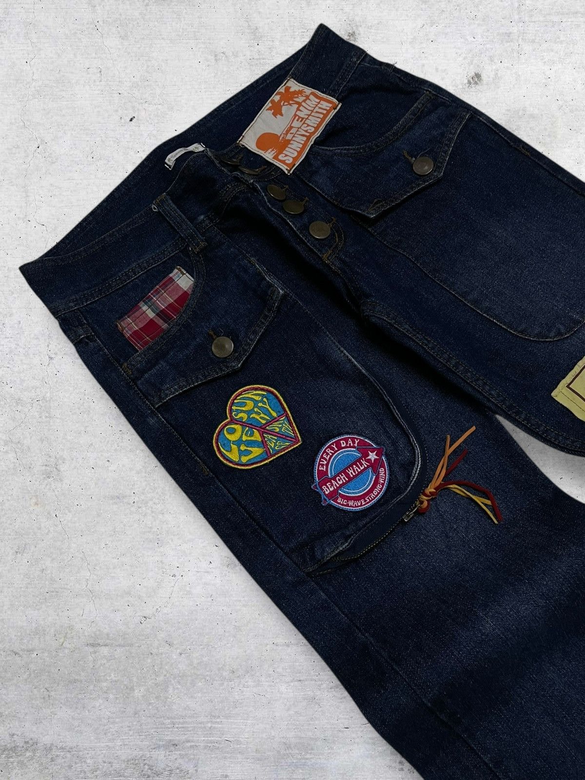 Hysteric Glamour VINTAGE SUNNY SMITH CRAFTED 90S JAPAN DESIGNER ARCHIVE DENIM Size US 32 / EU 48 - 7 Thumbnail