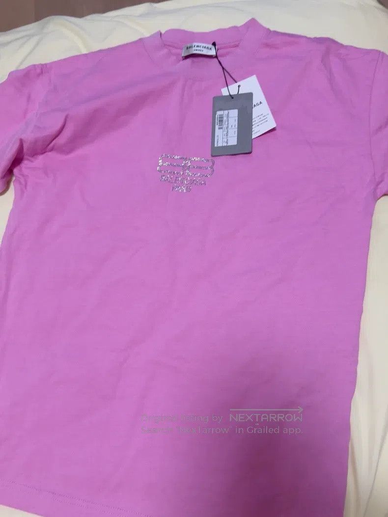 Balenciaga Balenciaga Pink Short Sleeve T-Shirt, XS Size Size US XS / EU 42 / 0 - 1 Thumbnail