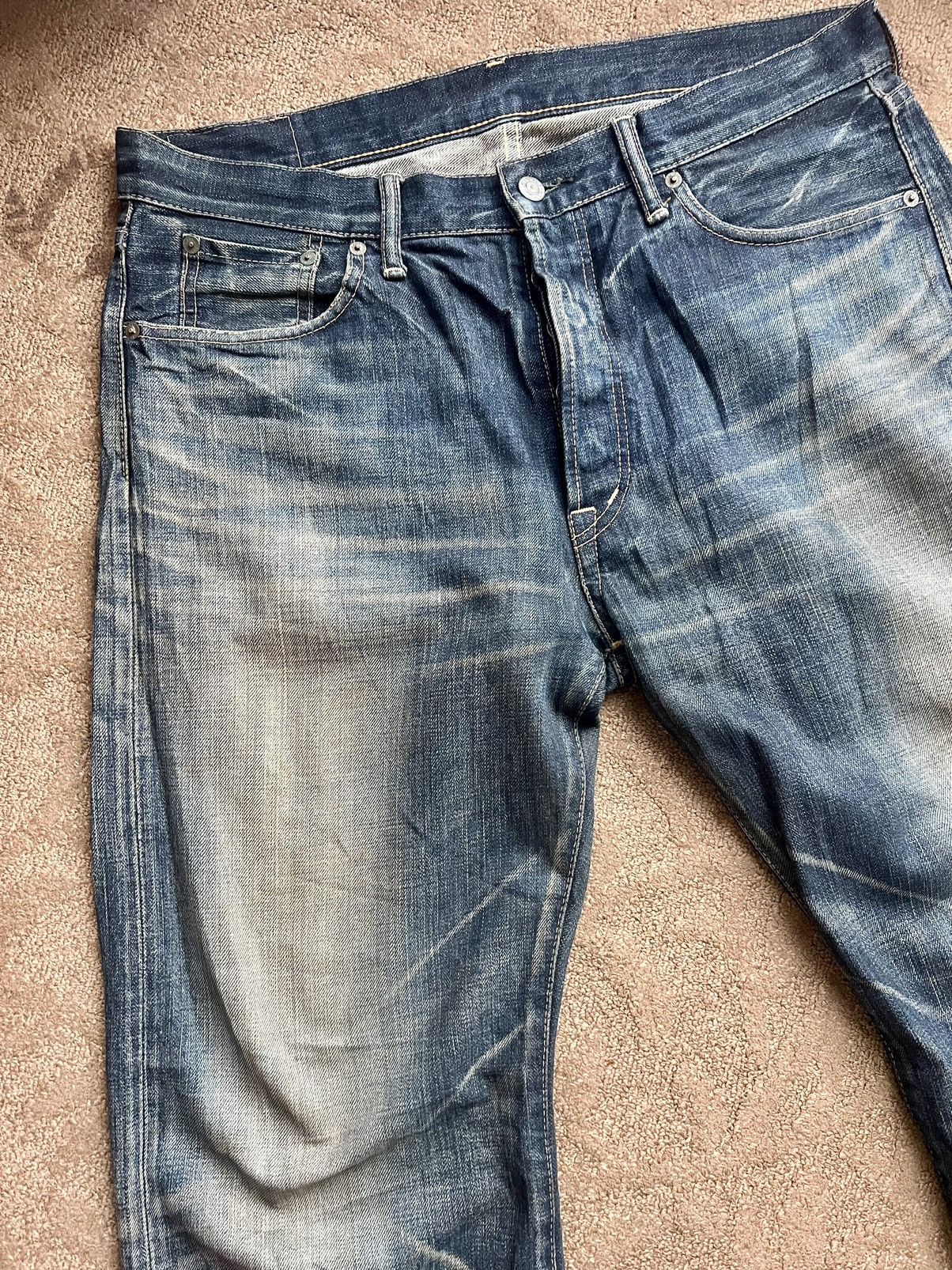 Japanese Brand × OMNIGOD × Vintage Omnigod Selvedge Smoke Flared Jeans Size US 36 / EU 52 - 5 Thumbnail