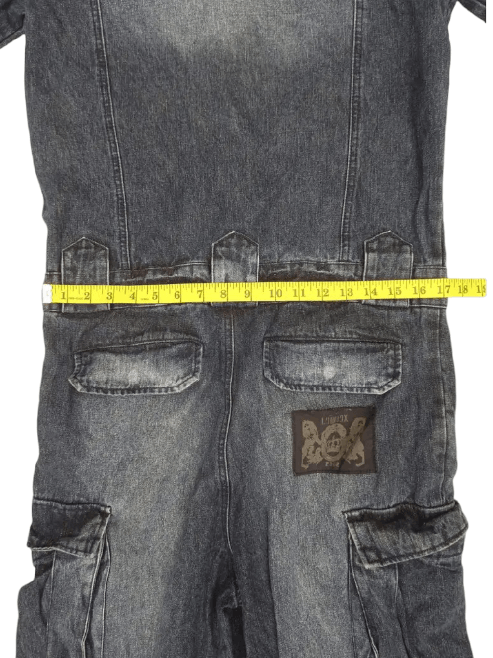 LOWBOX LOWBOX Tactical Multipocket Punk Style Overall Jeans Size US 34 / EU 50 - 18 Thumbnail
