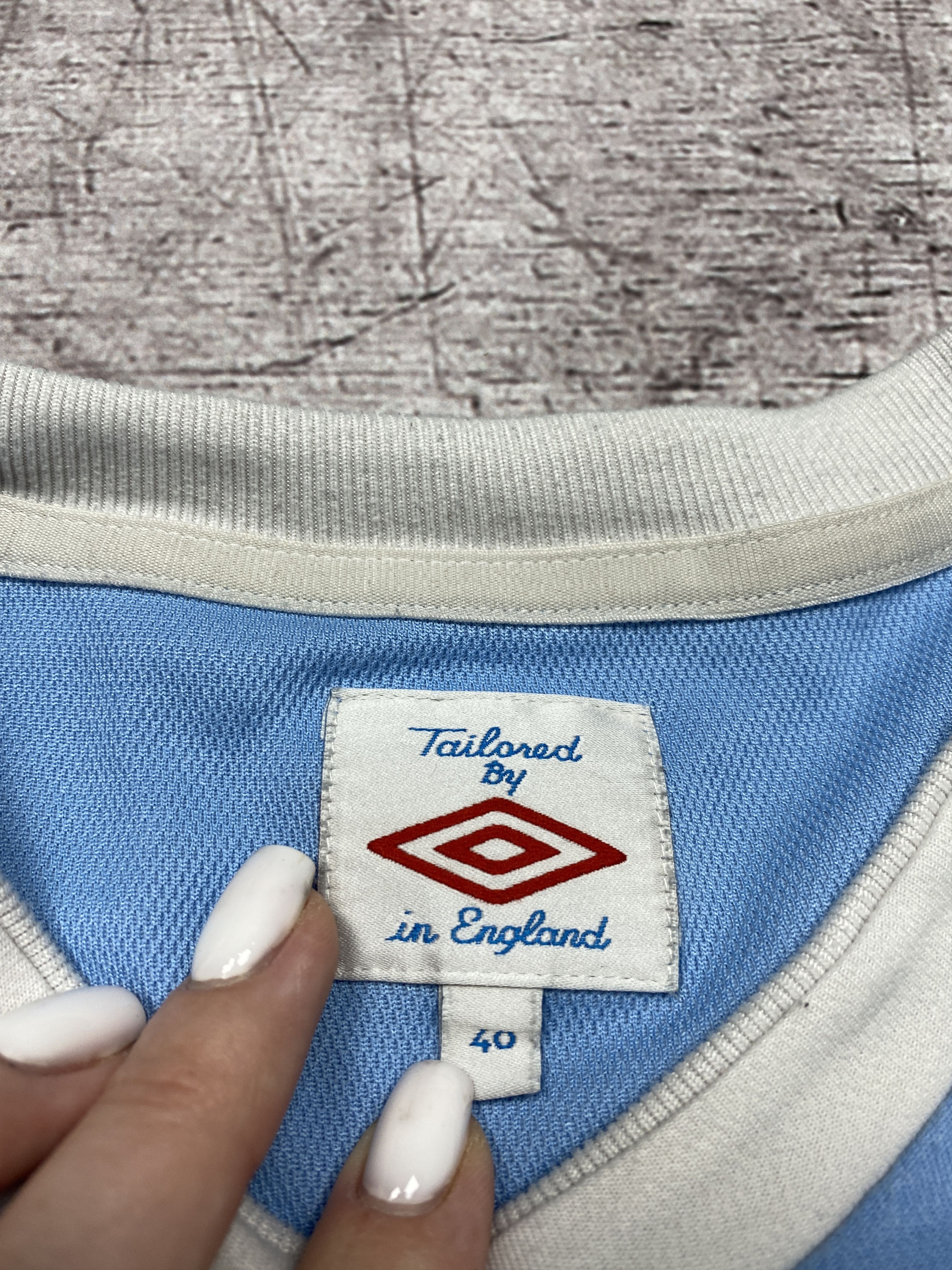 Umbro × Vintage Umbro Manchester City Vintage Mens Jersey T-Shirt Size US M / EU 48-50 / 2 - 6 Thumbnail