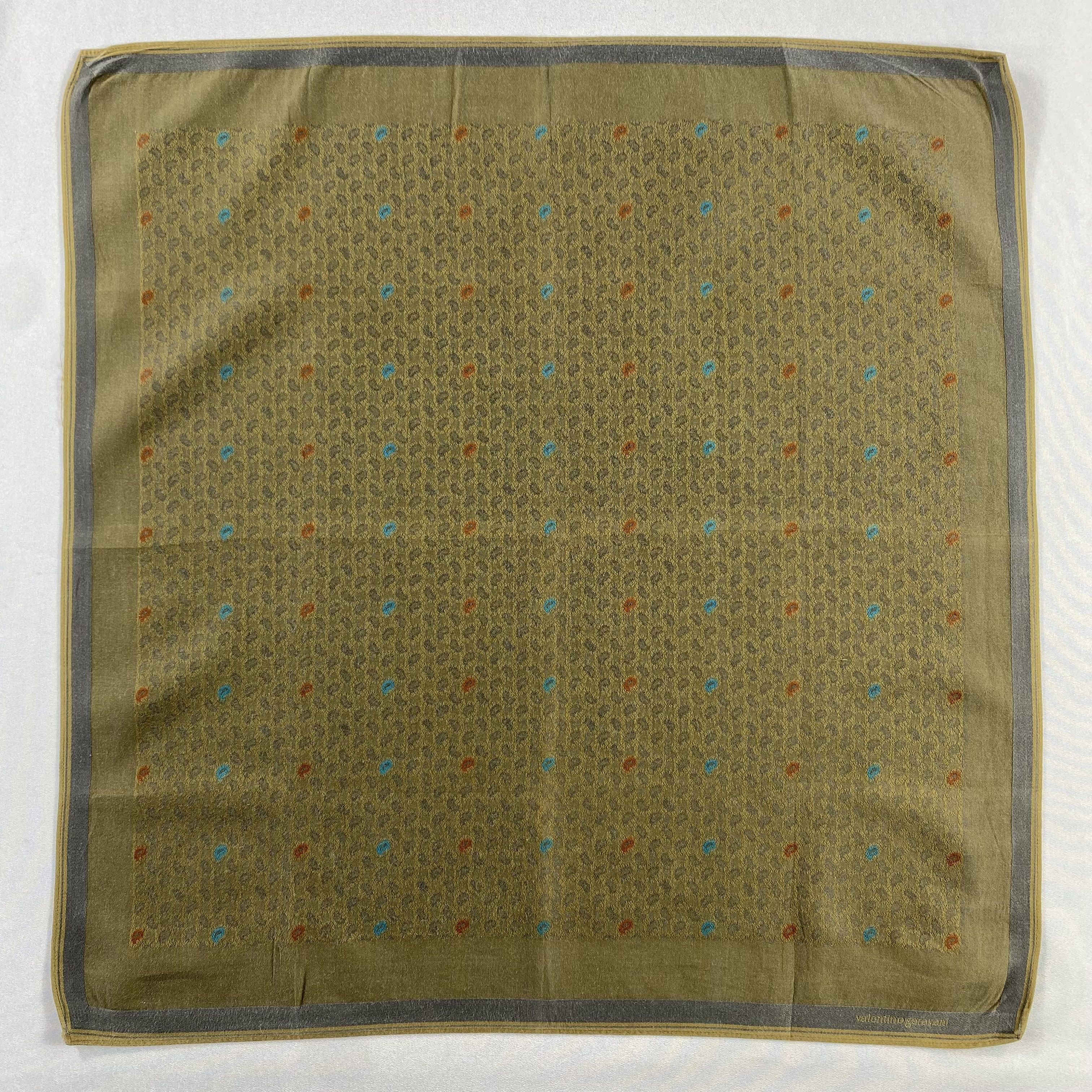 Valentino × Vintage Valentino Garavani Bandana/ Handkerchief / Neckerchief-P888 Size ONE SIZE - 1 Thumbnail