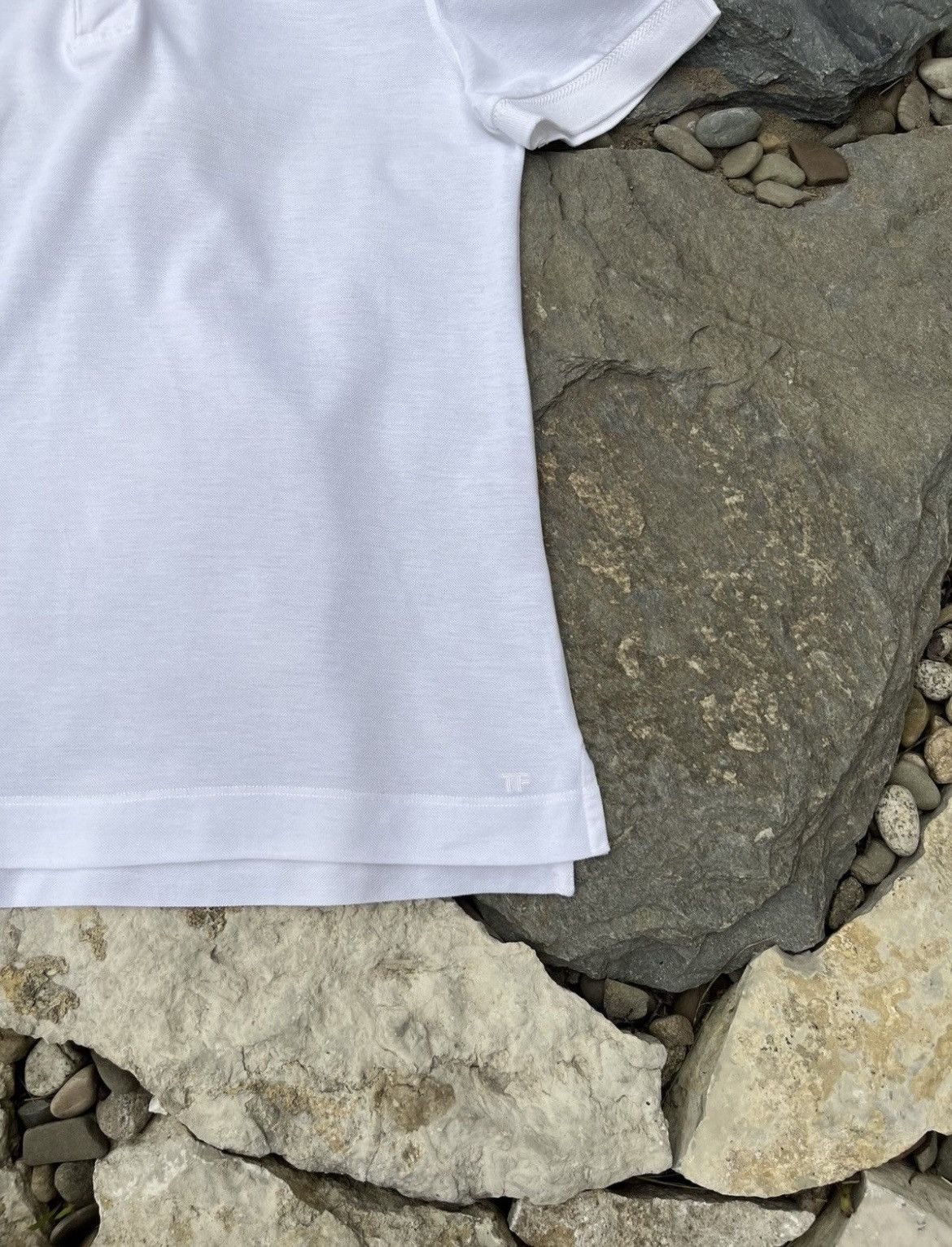 Tom Ford Tom Ford basic classic small logo thin polo t-shirt tee Size US M / EU 48-50 / 2 - 6 Thumbnail