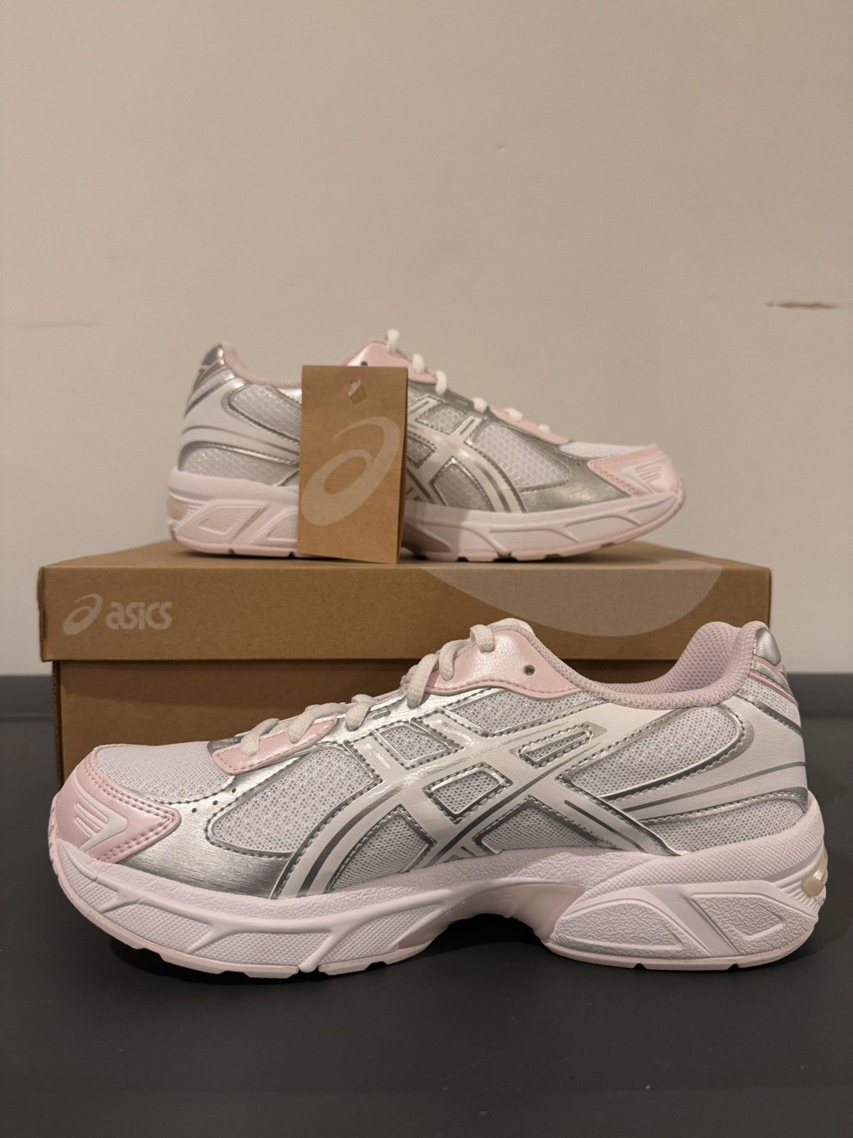 Asics Asics 1130 pink silver Size US 8 / EU 41 - 2 Thumbnail
